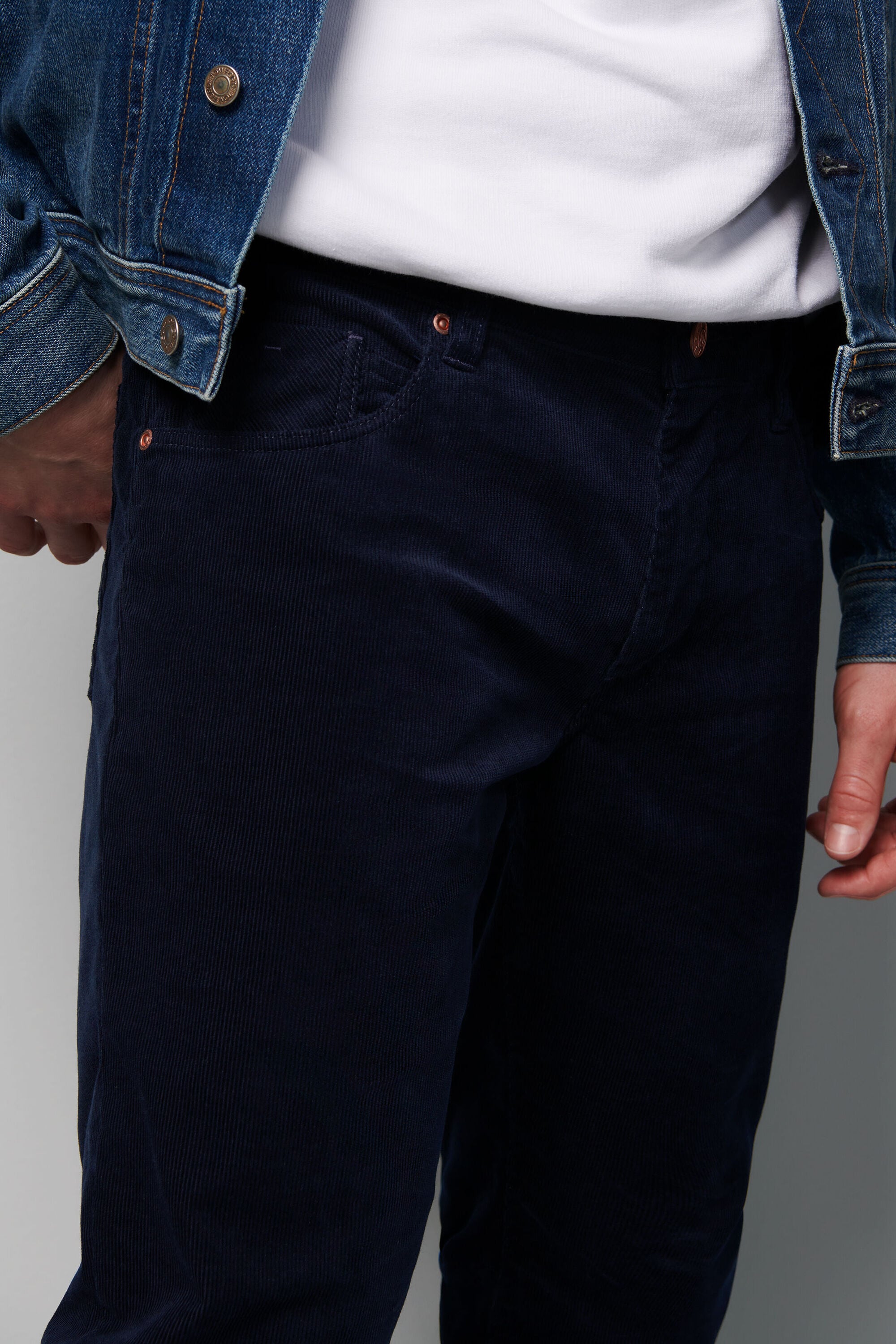 MEYER Cordhose »Five-Pocket-Hose«, im unifarbenen Design