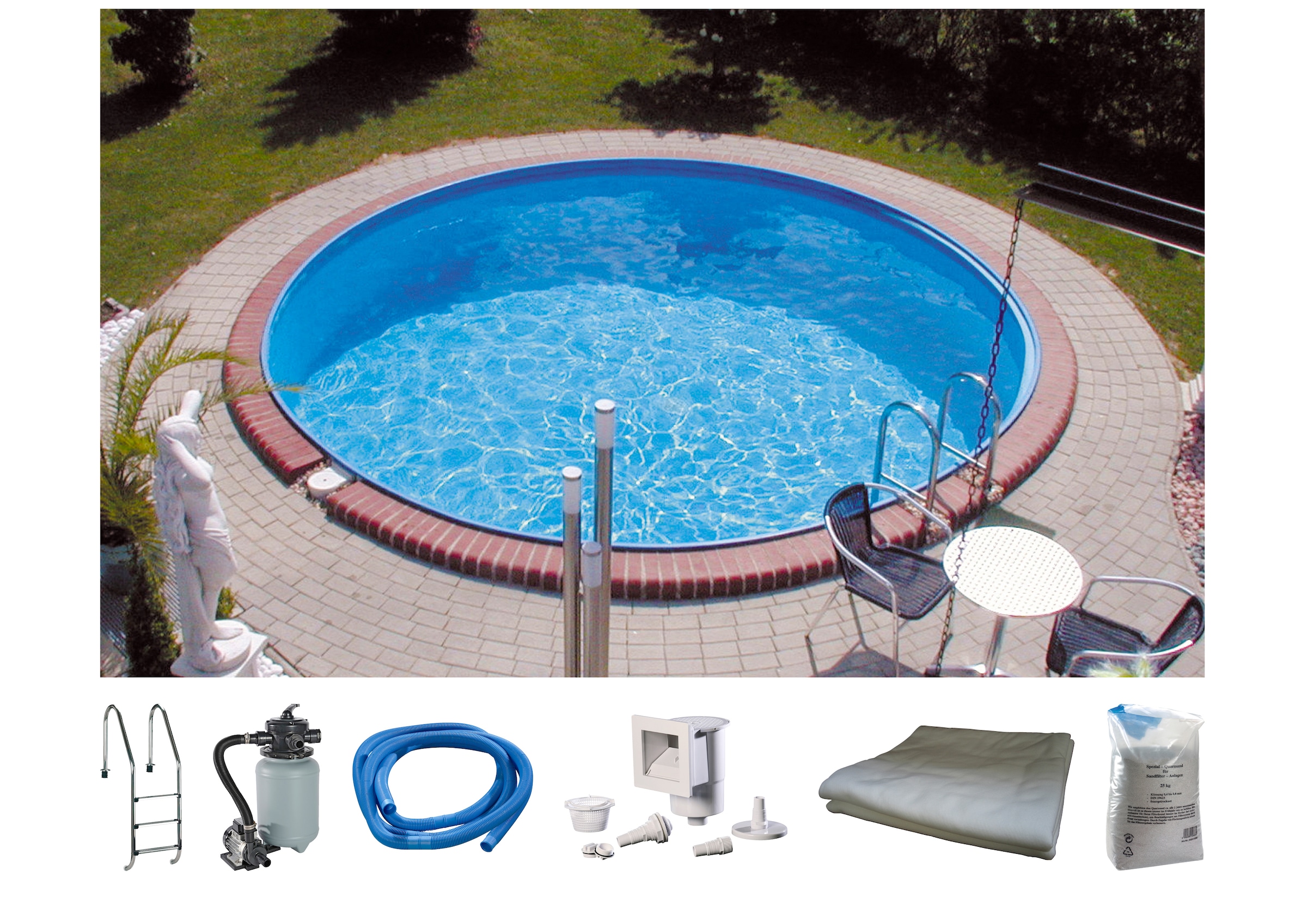 my POOL BWT Rundpool "PREMIUM" Tiefe 1,35 m, in verschiedenen Größen günstig online kaufen