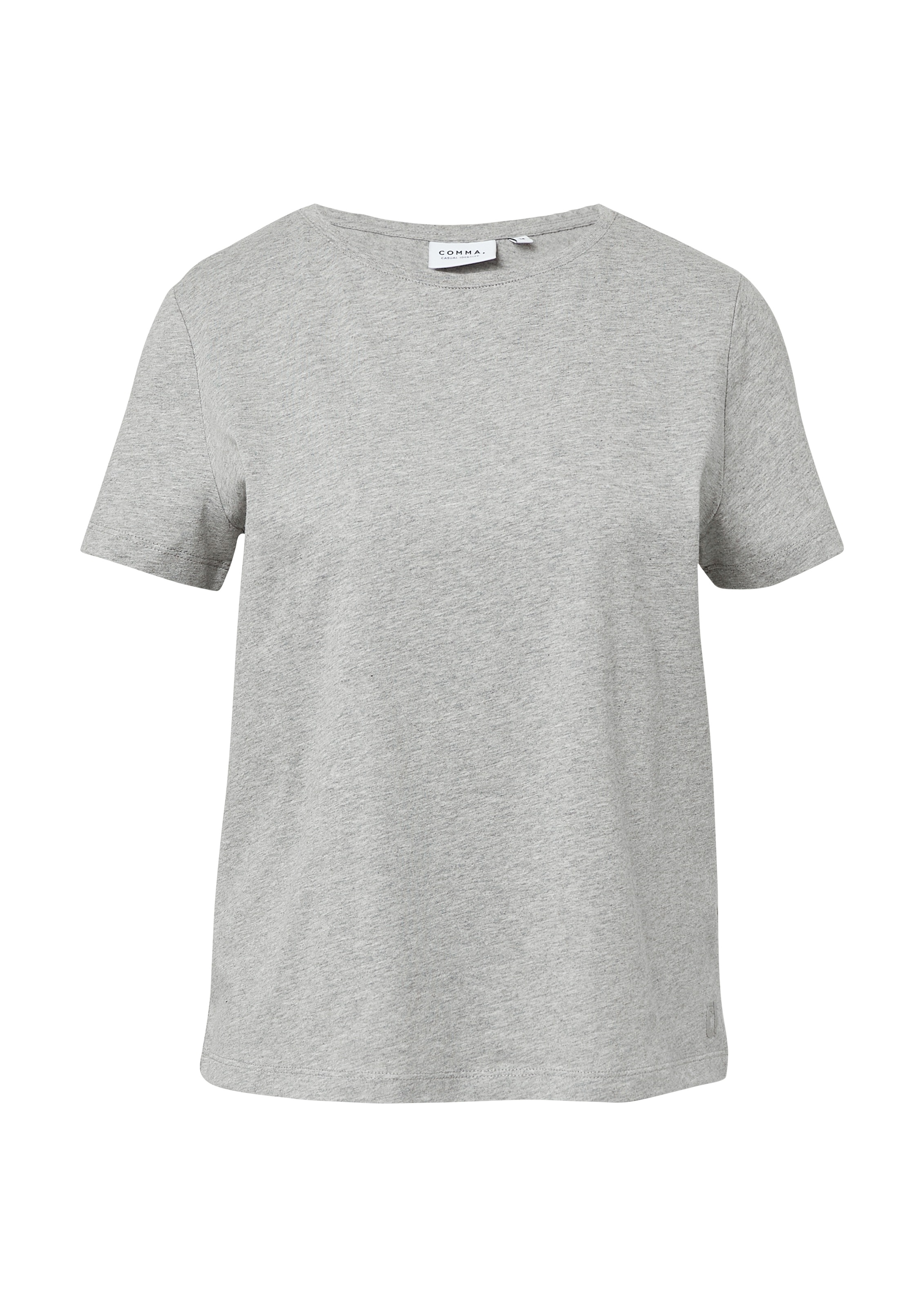 Thumbnail - comma casual identity T-Shirt mit Rundhalsausschnitt, Regular Fit