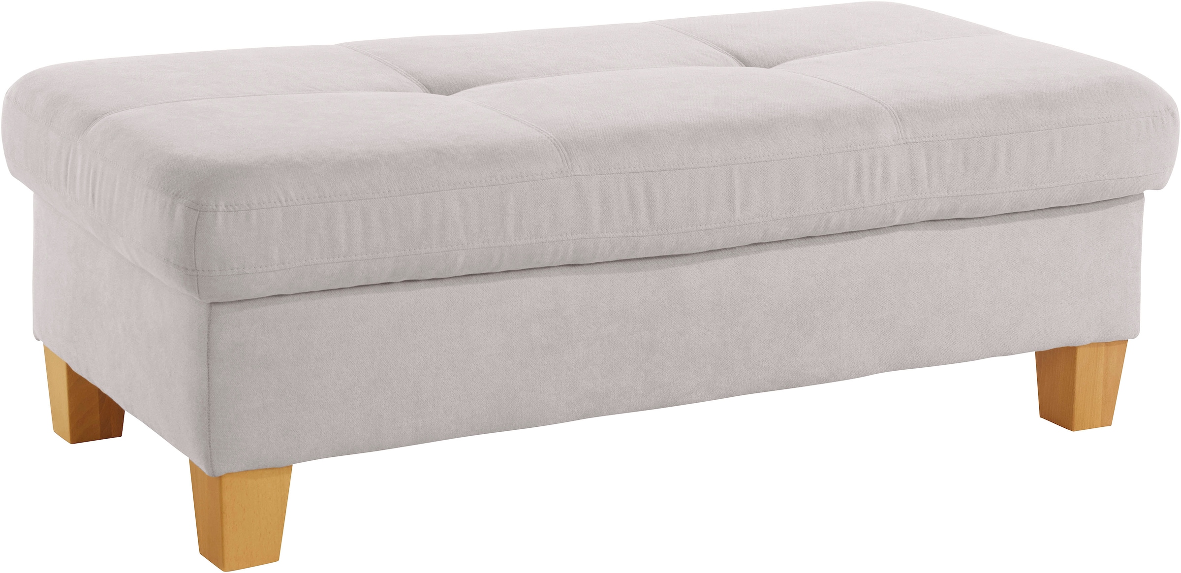 exxpo - sofa fashion Hocker »Enya Bankhocker mit Staufach unter der Sitzfläche«, schöne Detailverarbeitung