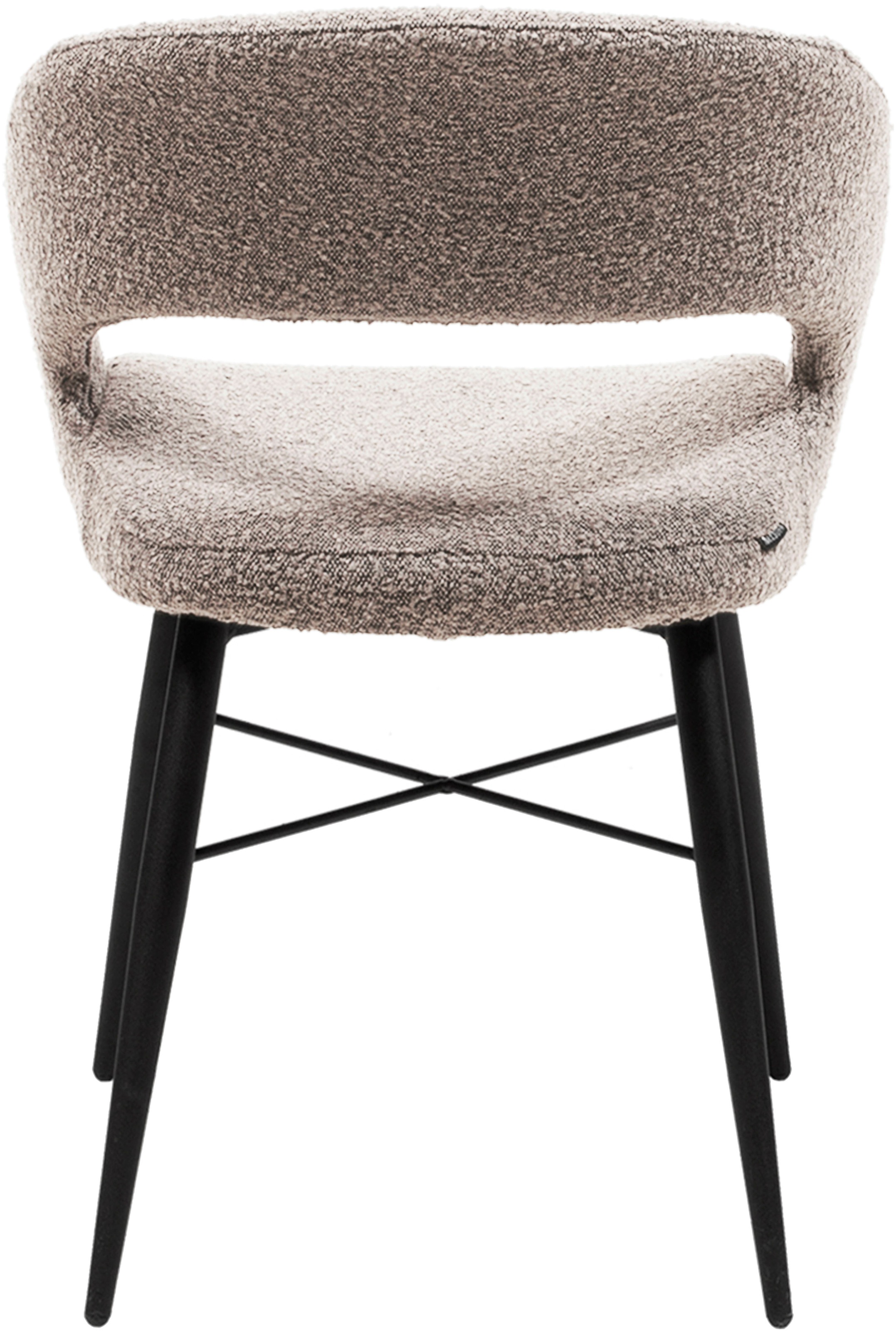 Thumbnail - OMG Design Esszimmerstuhl "Marley" (Set) 1 Stk.mit modernem Cut-Out, Bouclé Bezug