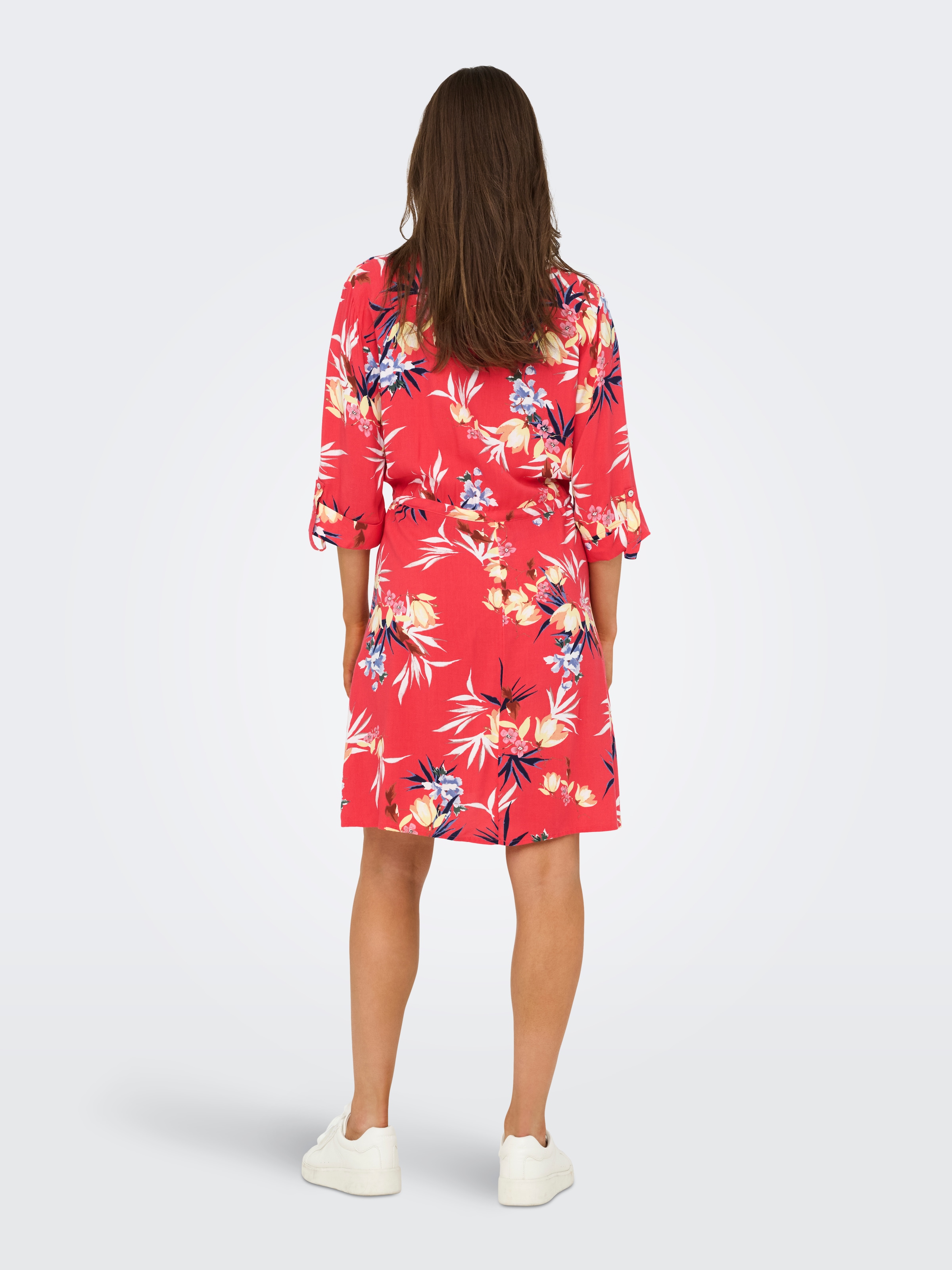 ONLY Tunikakleid »ONLCORA 3/4 V-NECK TUNIC CS PTM«