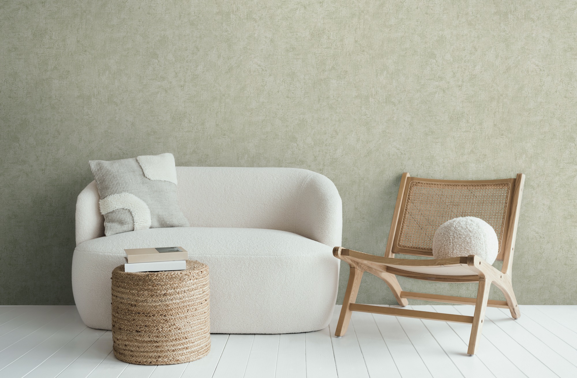 A.S. Création Vliestapete »Unitapete Putz-Optik Farbvarianten strukturiert« uni strukturiert