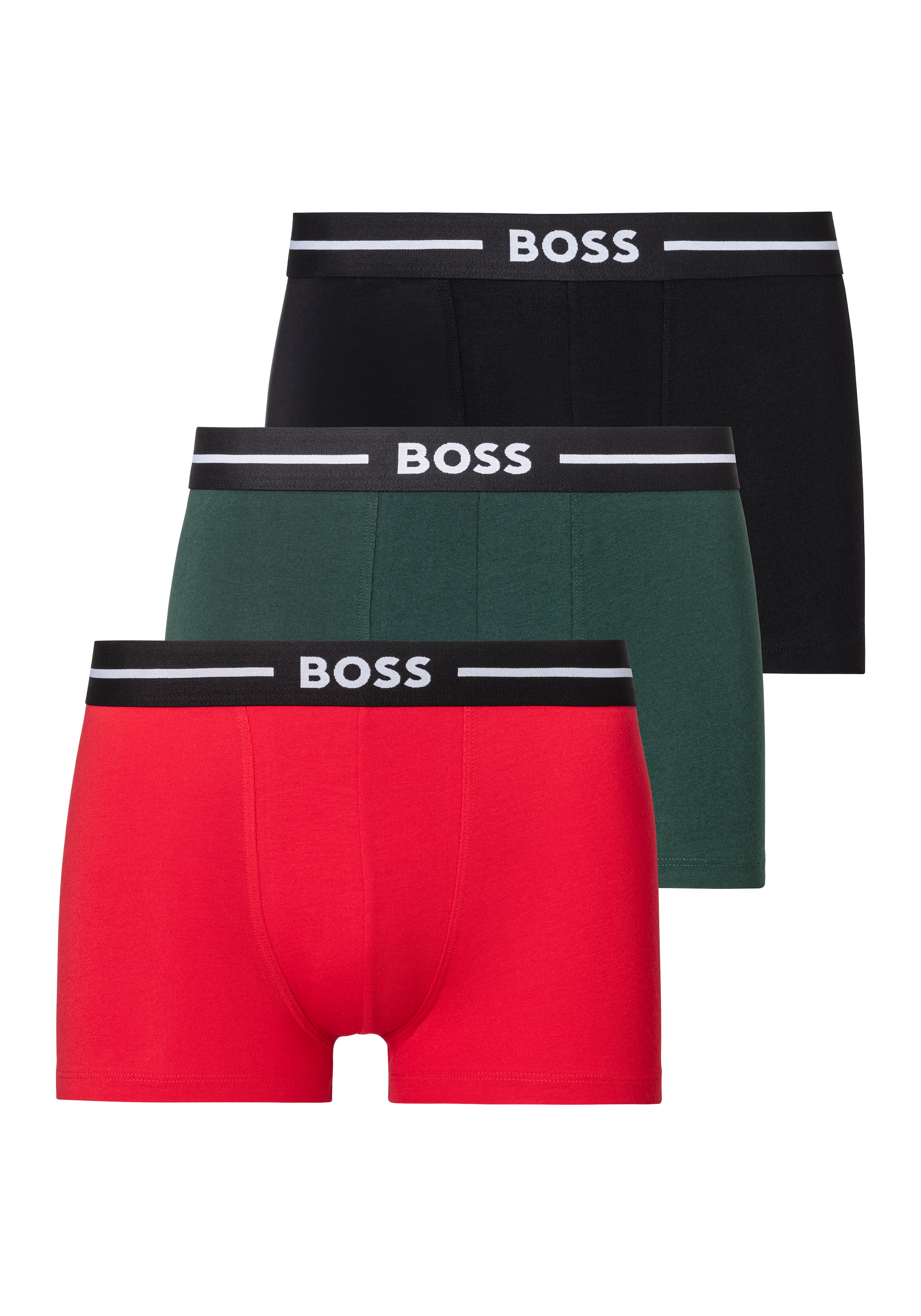 BOSS Trunk "3P Bold", (Packung, 3 St.), mit BOSS Schriftzug auf dem Bund