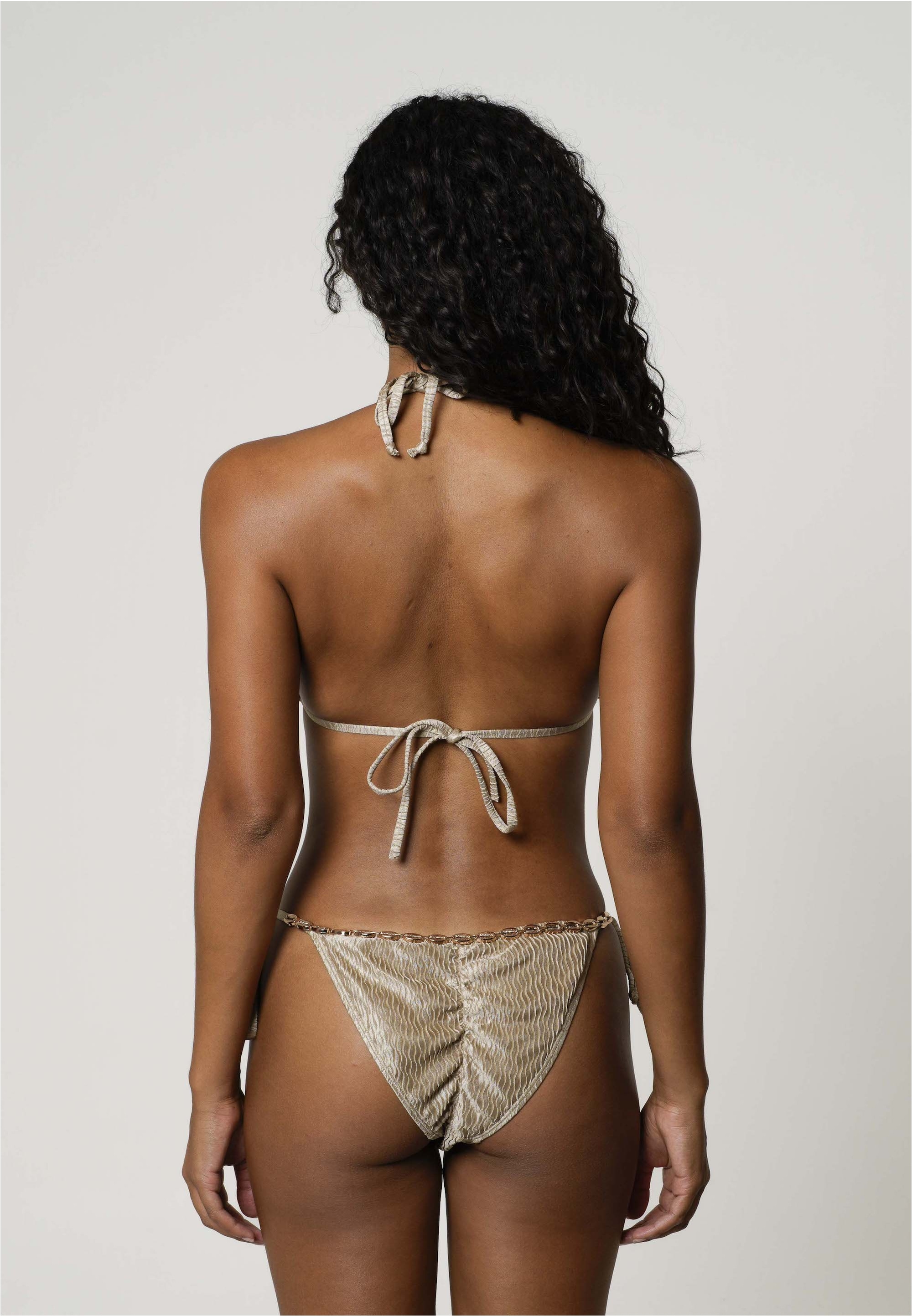 Moda Minx Bikini-Hose »Gold Shells Trim Edge Tie Side«, (1 St.), mit tollen Muschel-Elementen