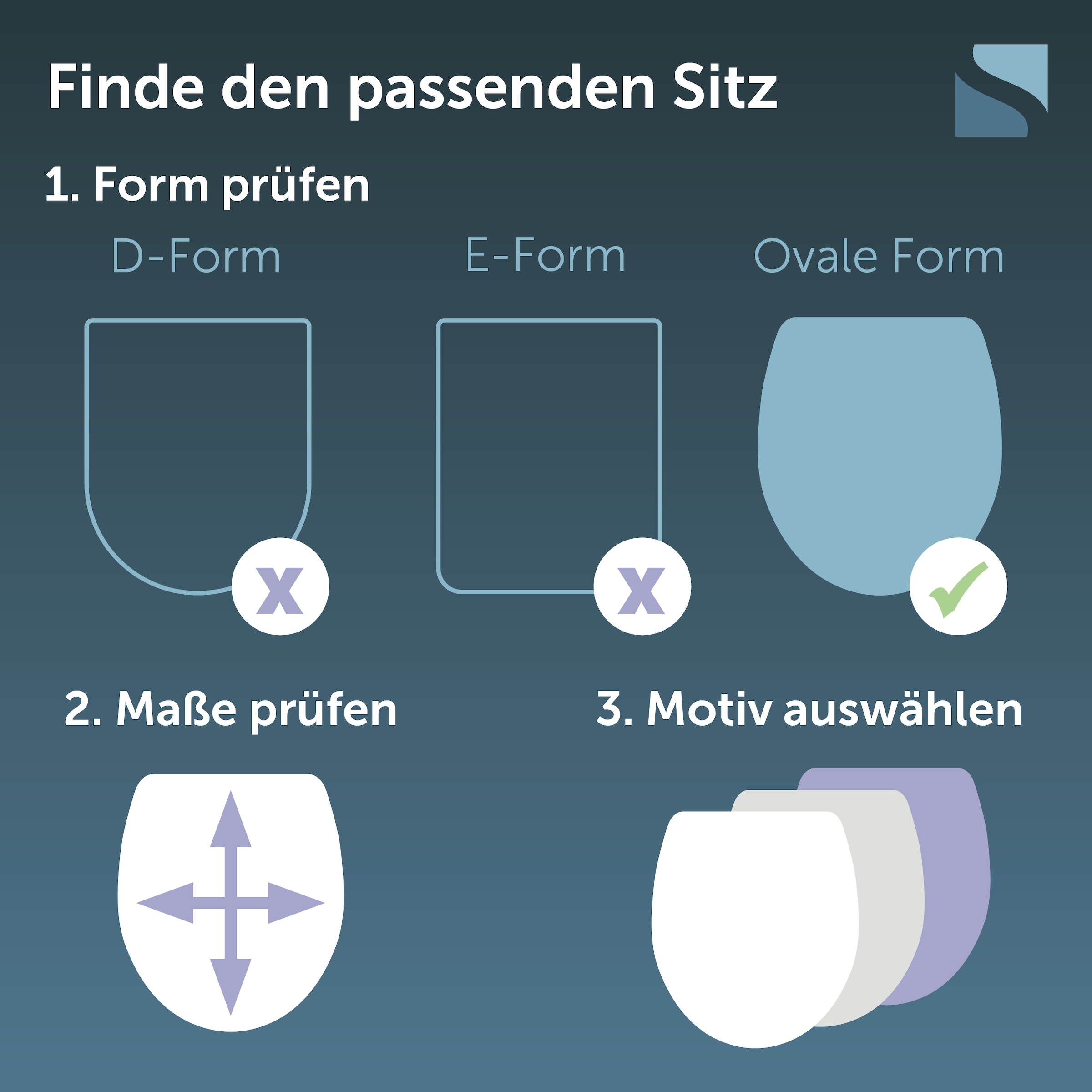 Schütte WC-Sitz »ANCHOR« Toilettendeckel, Absenkautomatik, Schnellverschluss, O-Form, bis 175kg