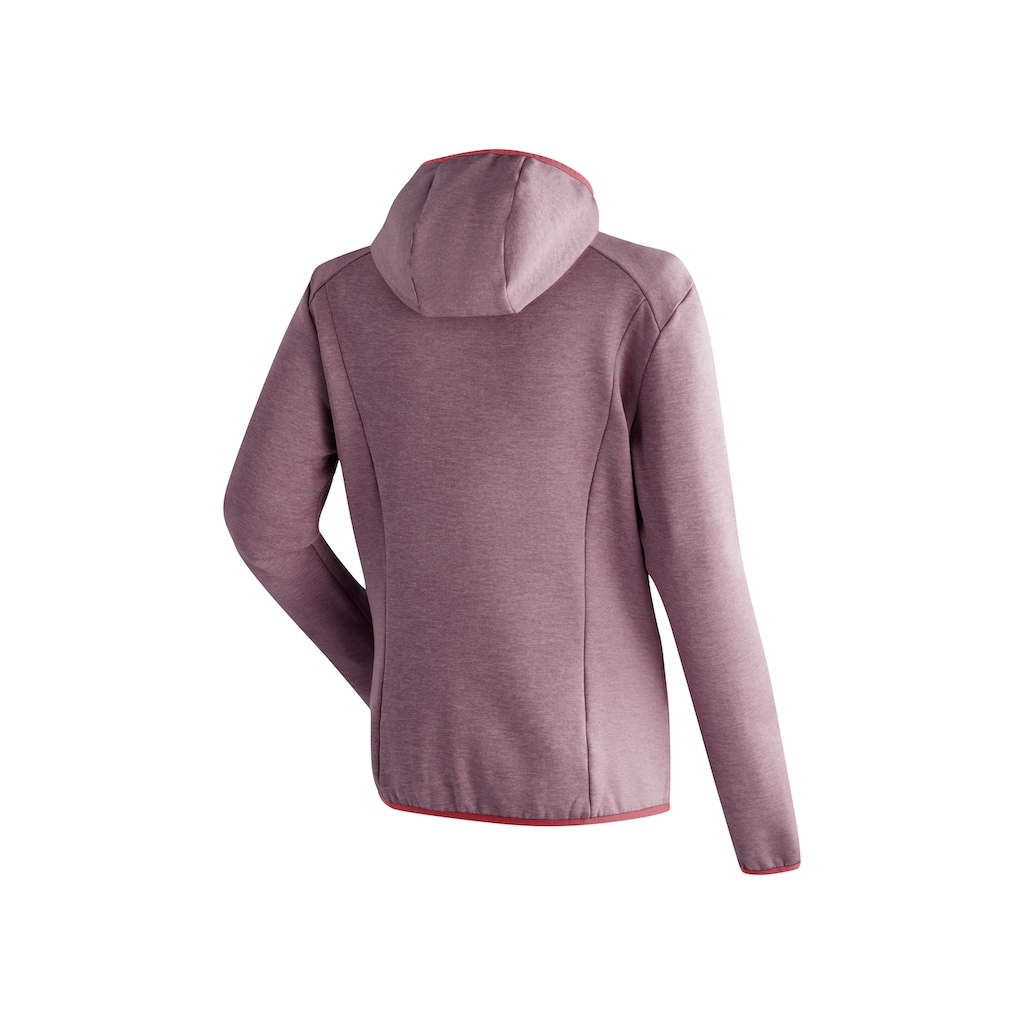 Maier Sports Fleecejacke »Fave W«, Damen Fleece mit verstellbarer Kapuze, atmungsaktiver Zip-Hoodie