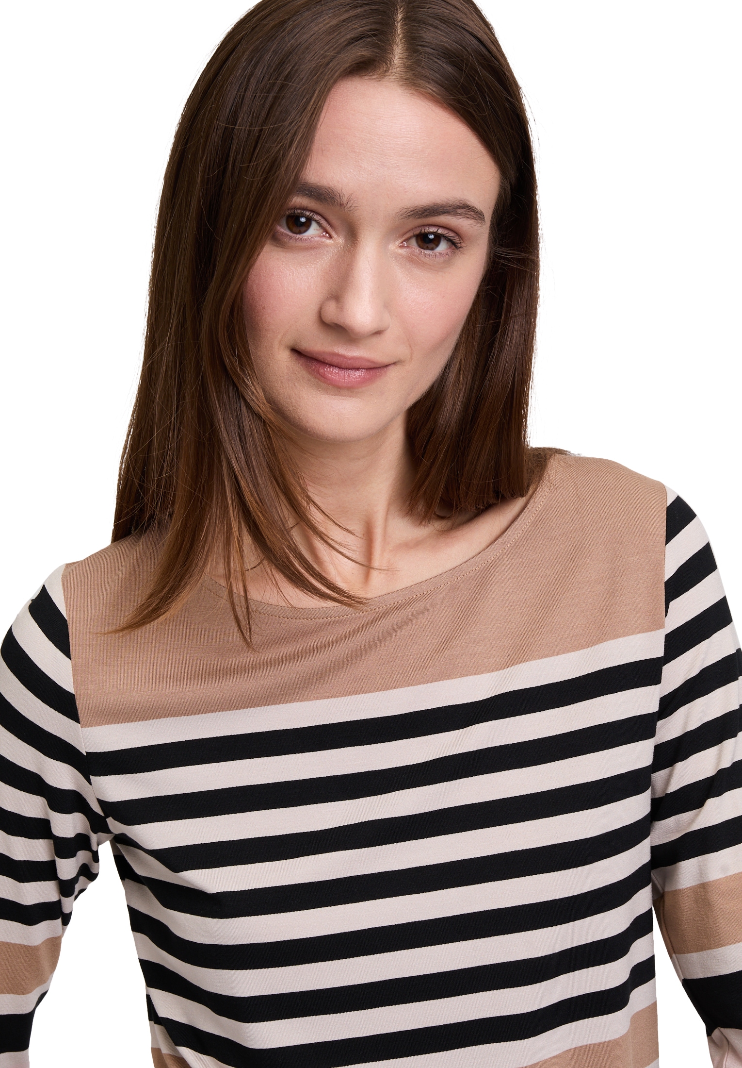 Betty Barclay 3/4-Arm-Shirt »Betty Barclay Damen Basic Shirt mit U-Boot-Ausschnitt«, (1 tlg.), Druck