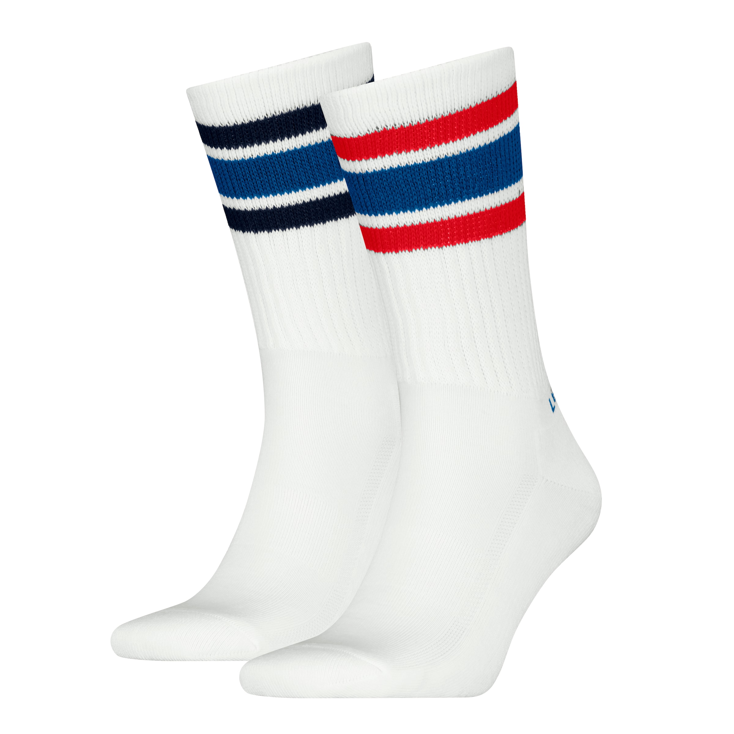 Levis Socken "LEVIS REG CUT SPORT 2P", (2 Paar), mit sportlichen Streifen-M günstig online kaufen