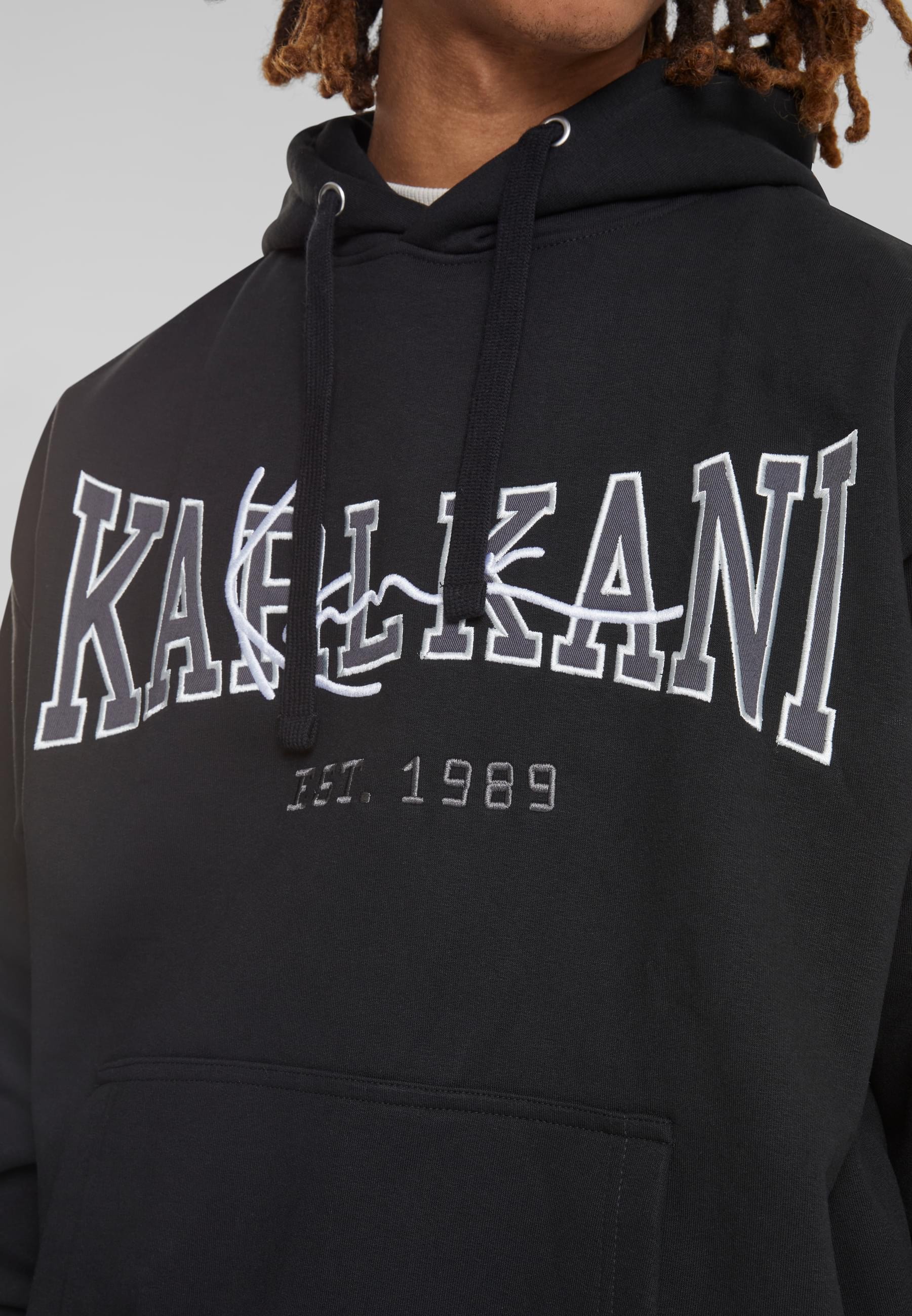 Karl Kani Sweatshirt »Karl Kani Herren KM232-004-2 KK College Signature Os Hoodie«, (1 tlg.)