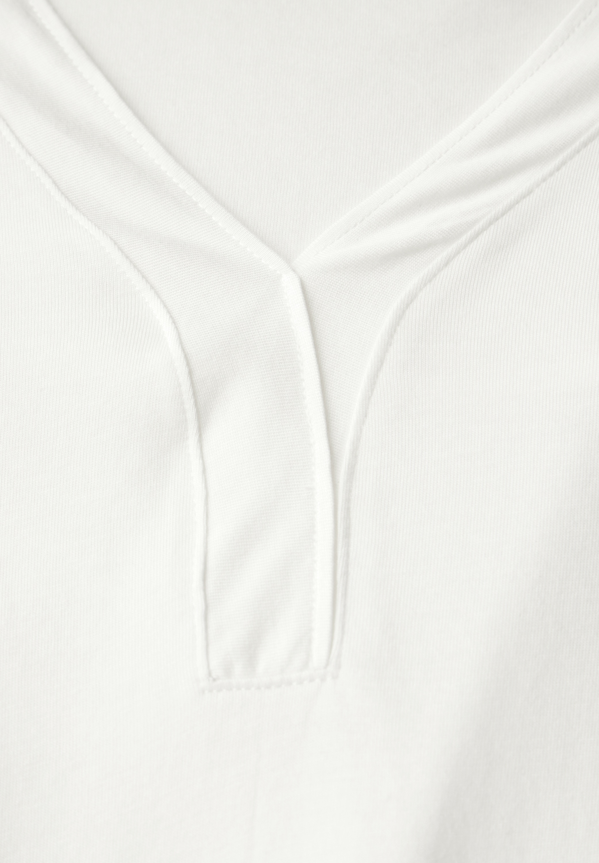 Cecil Langarmshirt, im angenehmen Materialmix