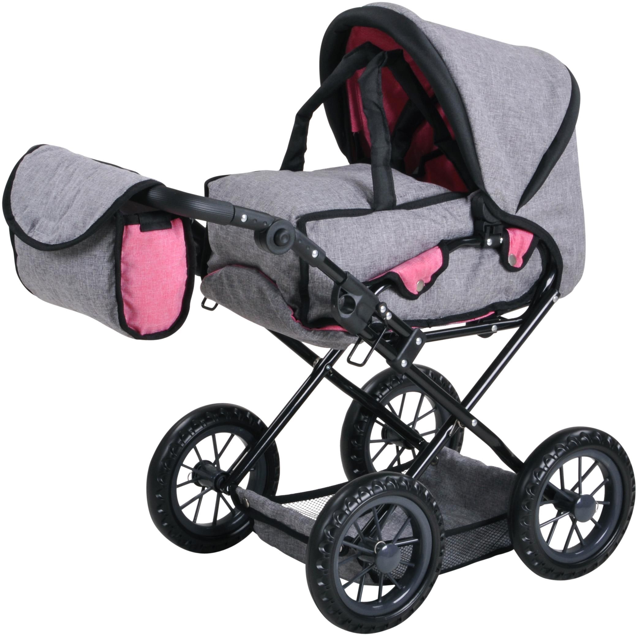 Knorrtoys® Kombi-Puppenwagen »Ruby - Jeans Grey«