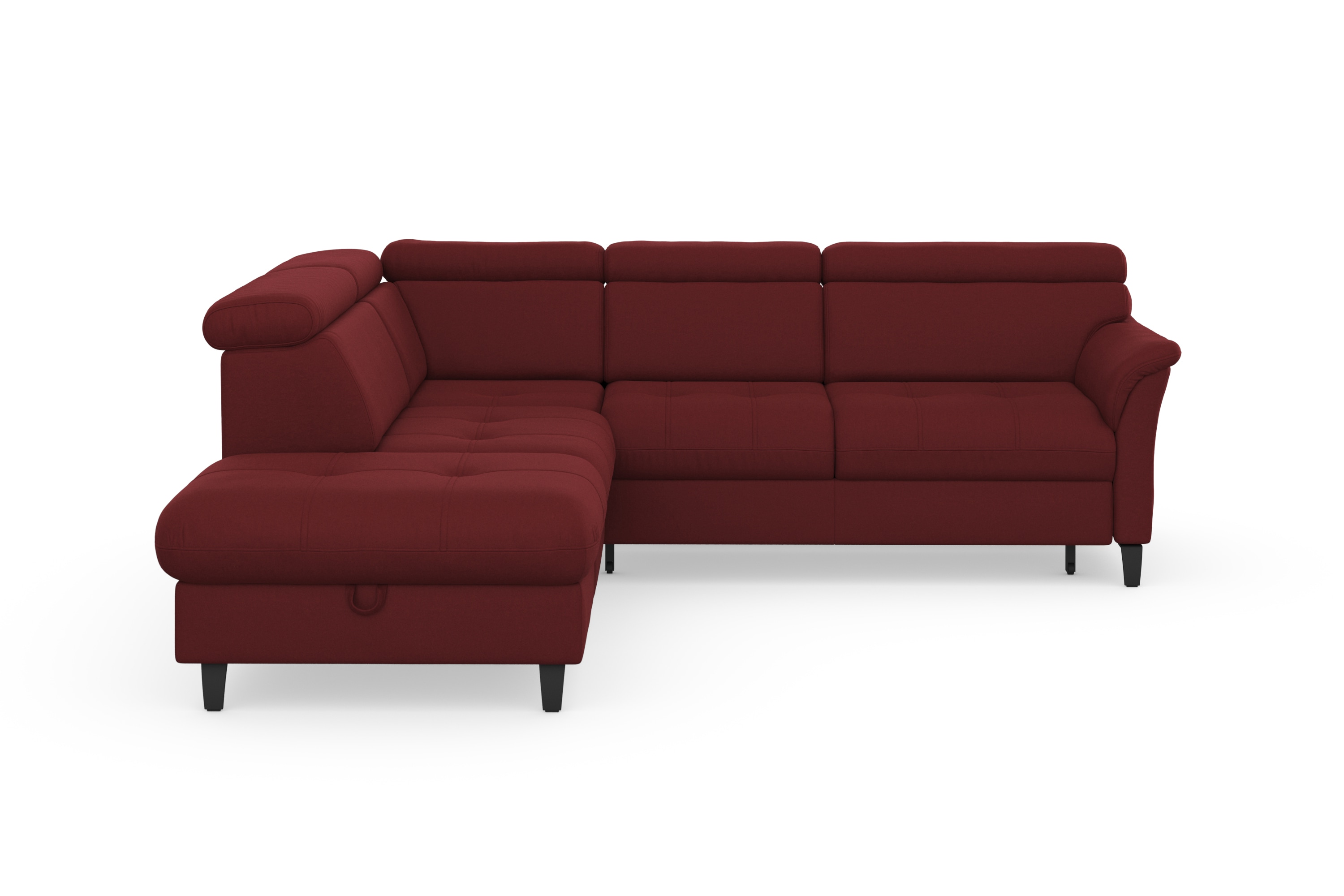 sit&more Ecksofa "Marano L-Form" inklusive Kopfteilverstellung, optional Schlaffunktion & Bettkasten