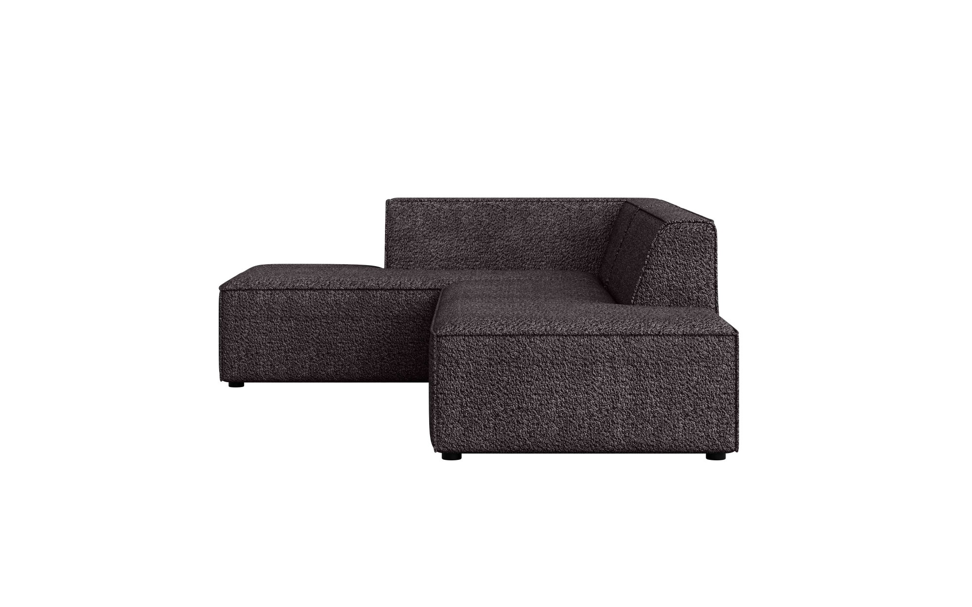 INOSIGN Ecksofa »Ecksofa Cavan mit Ottomane links oder rechts bestellbar«, L-Form mit Wellenunterfederung, Maße B/T/H: 270/180/72 cm
