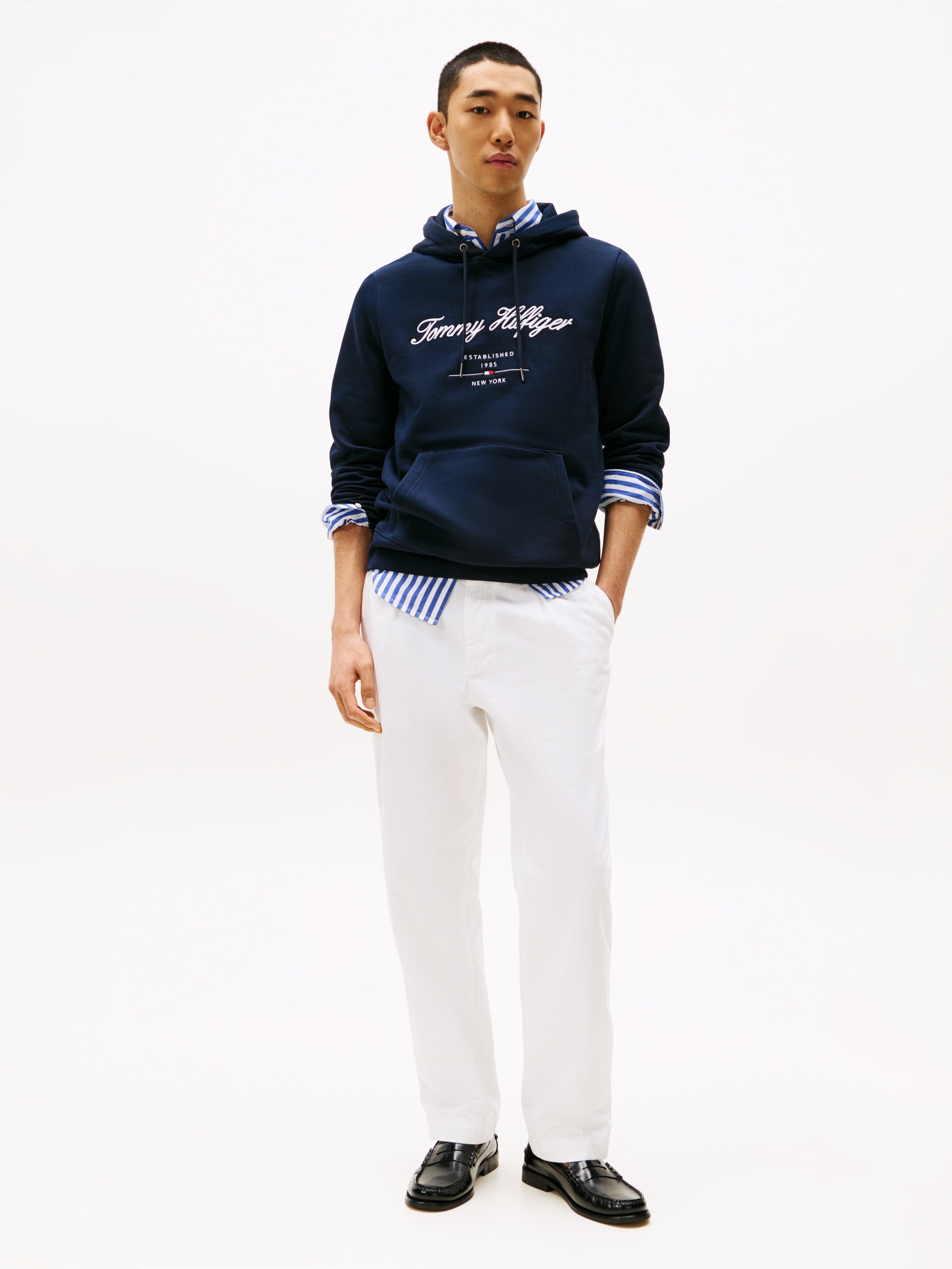 Tommy Hilfiger Hoodie »SCRIPT LOGO HOODY«, mit aufgesticktem Logo
