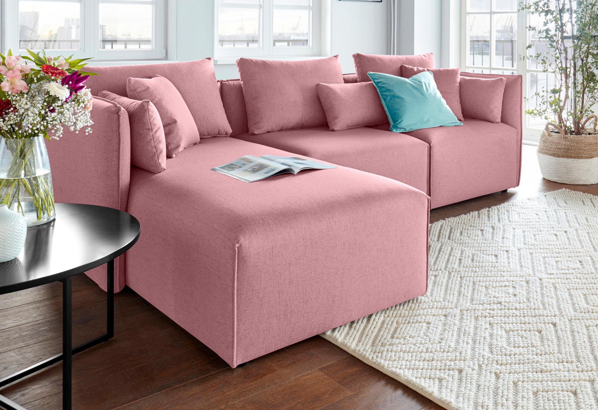 OTTO home Ecksofa "Nöre L-Form" 3 Teile, in vielen Bezugsqualitäten und Far günstig online kaufen