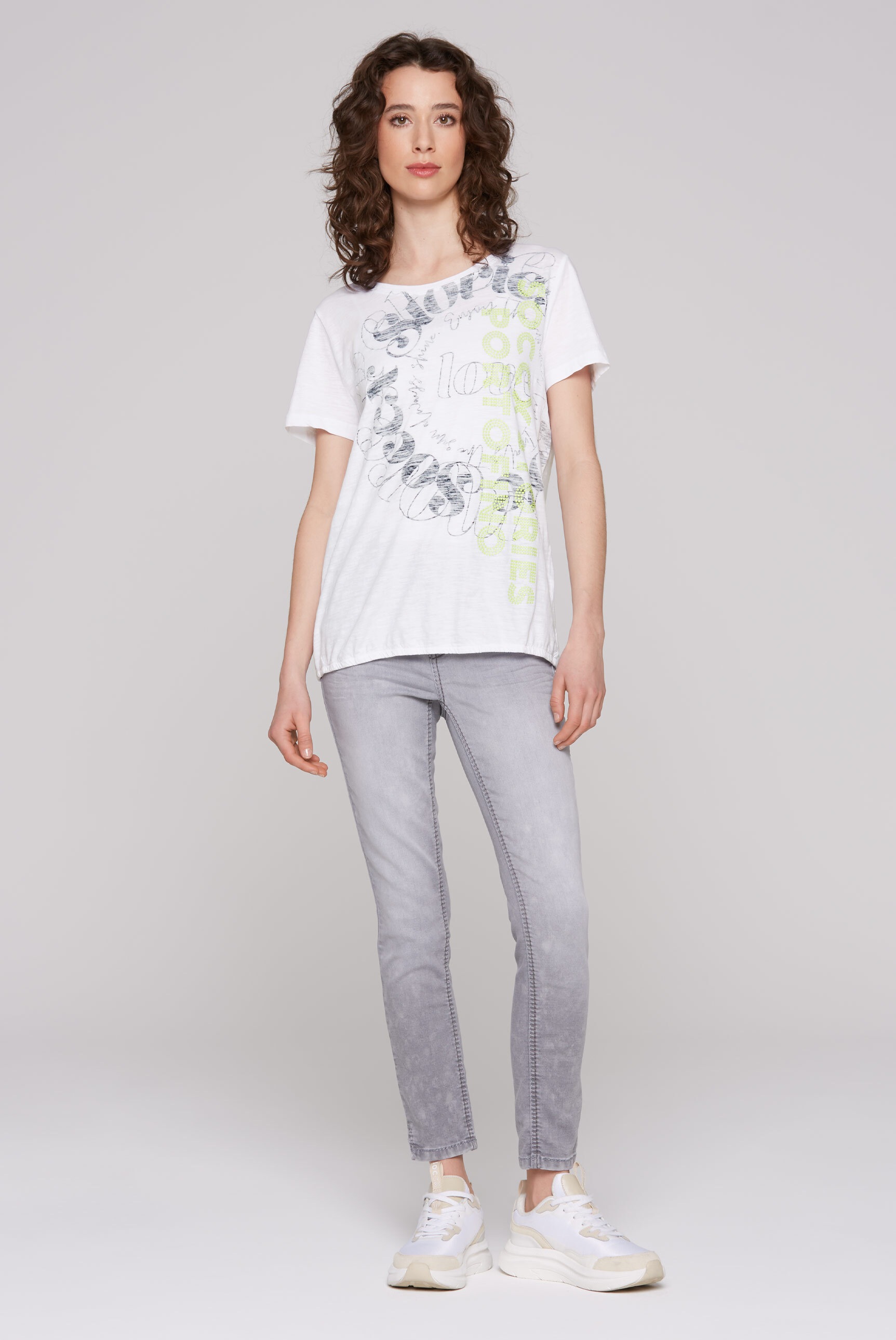 SOCCX Rundhalsshirt, aus Baumwolle