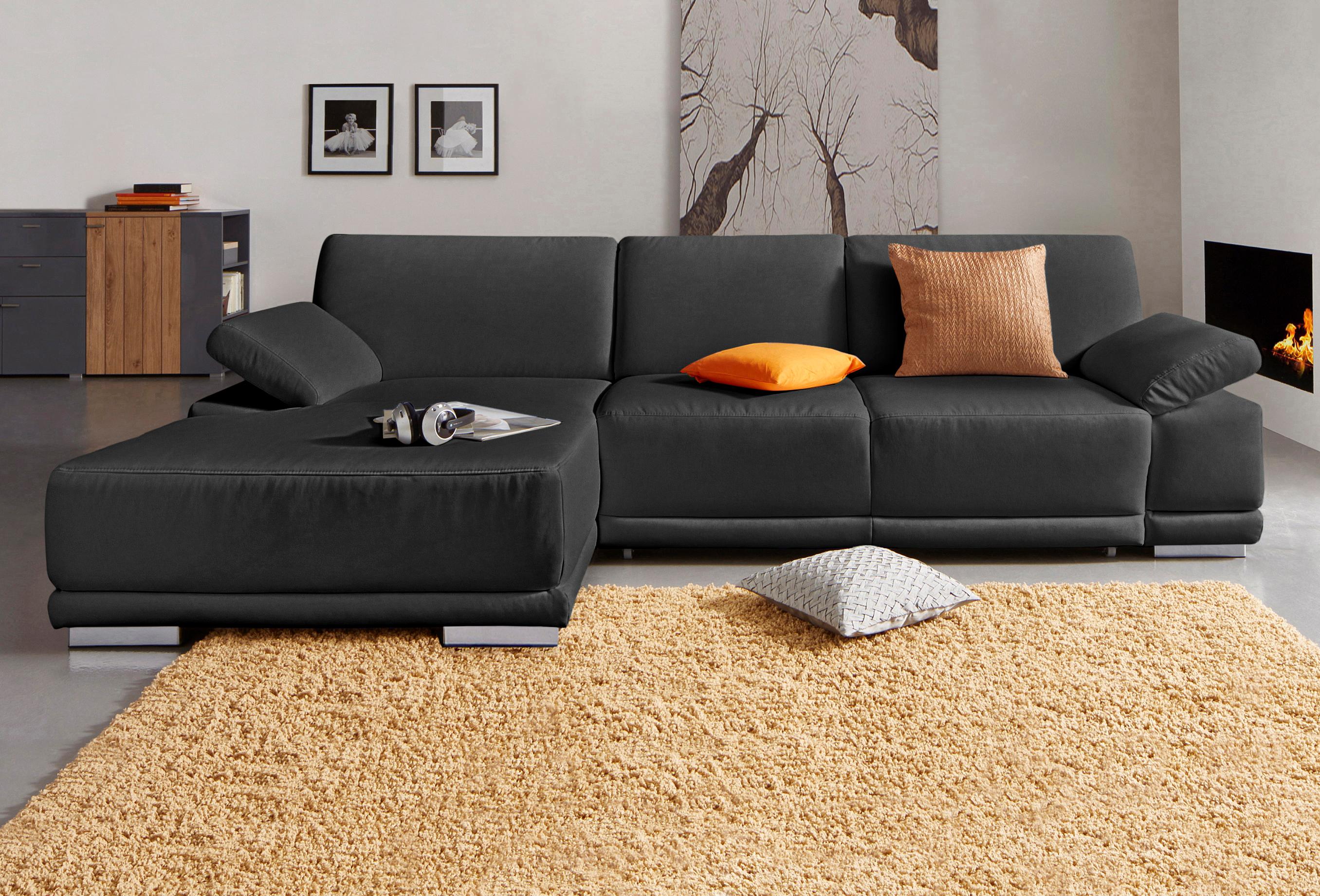 sit&more Ecksofa "Coria L-Form" mit XL-Recamiere, wahlweise mit Schlaffunktion
