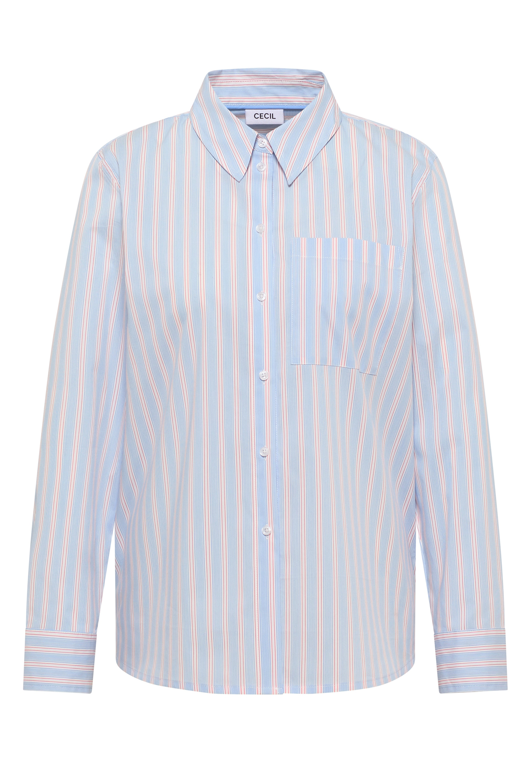 Cecil Langarmbluse mit Knopfleiste