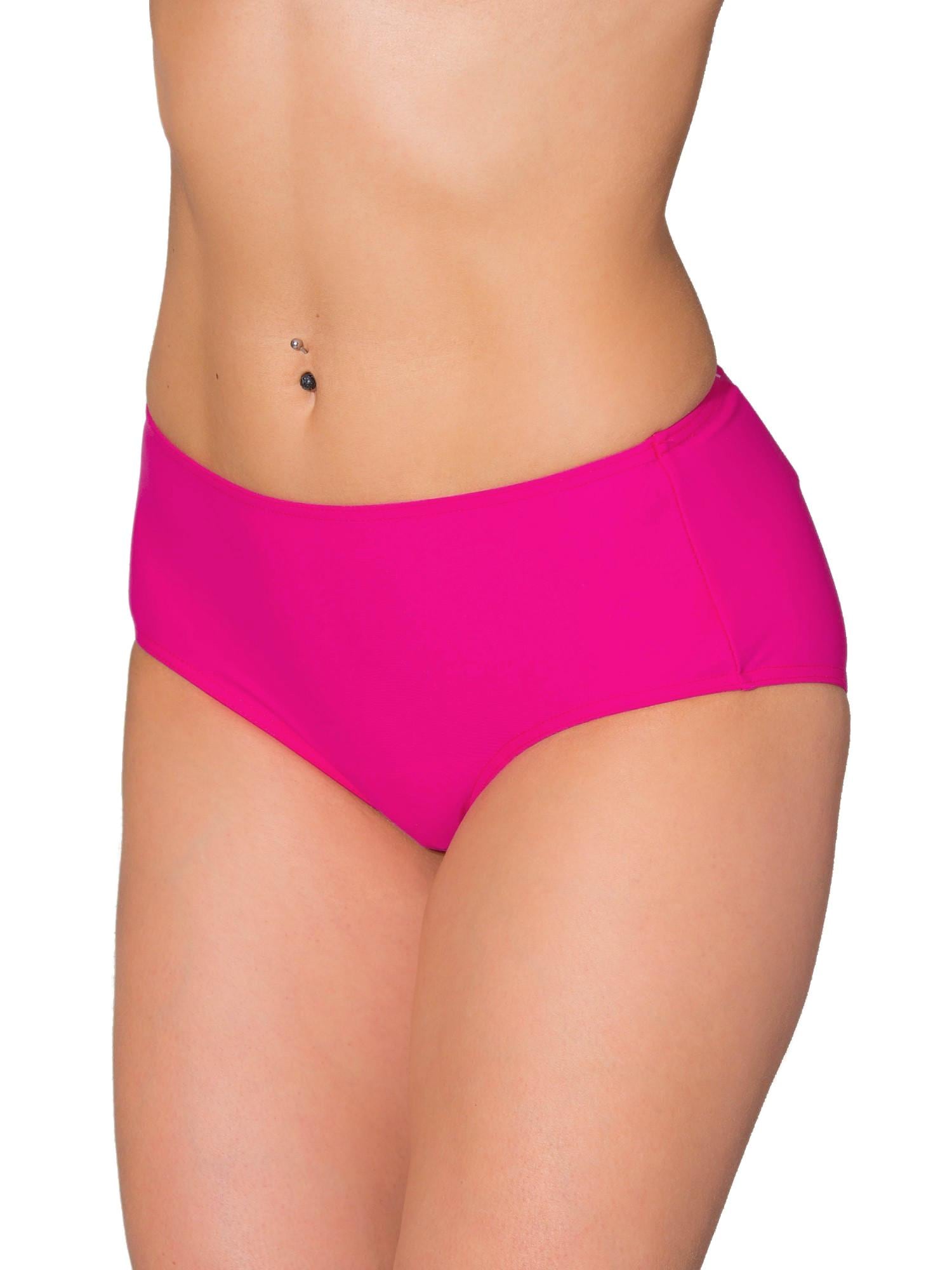 AQUARTI Bikini-Hose "Bikinihose Aquarti Damen Bikinihose mit Mittelhohem Bund"