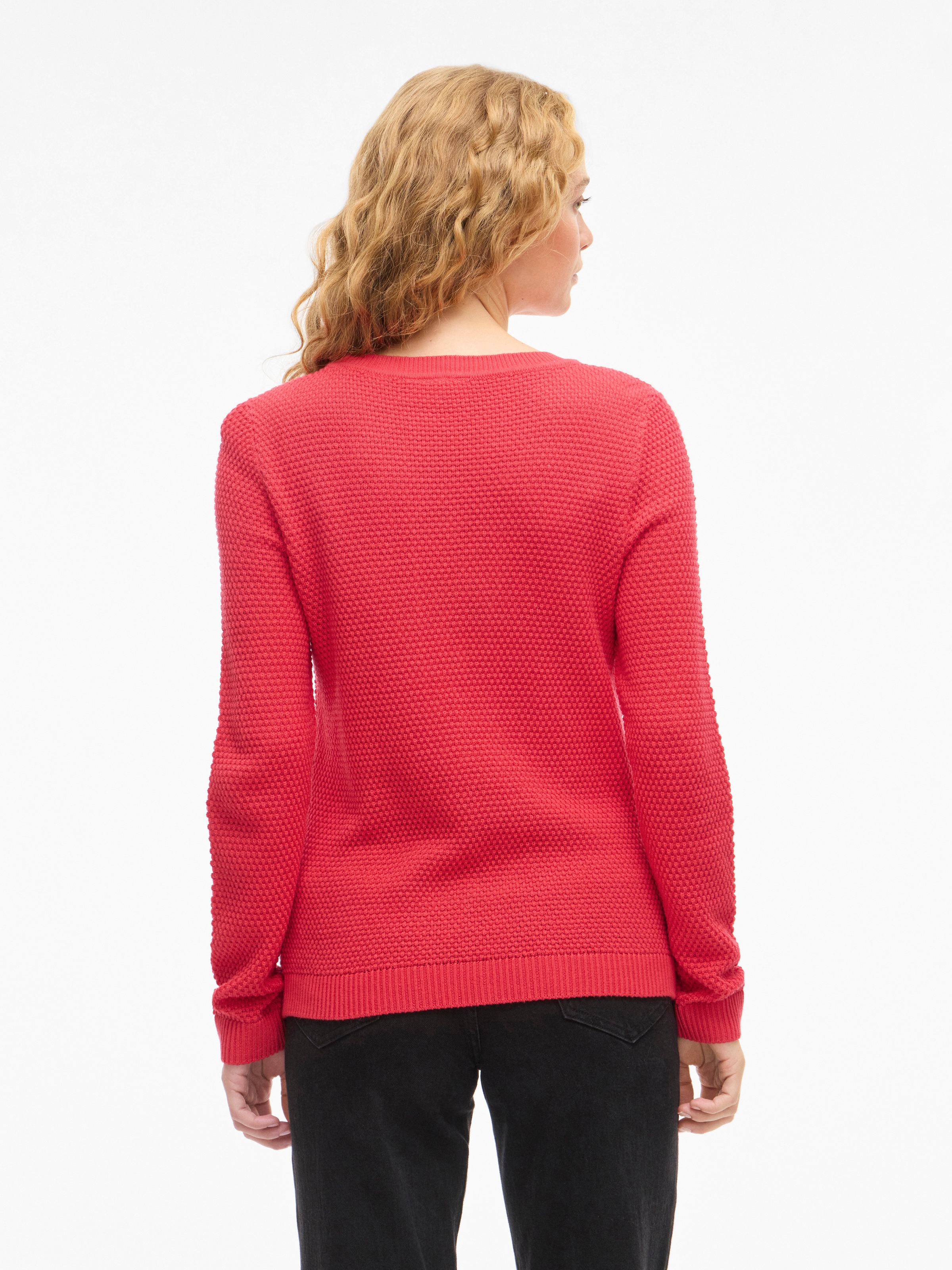 Vila Rundhalspullover "VIDALO O-NECK L/S KNIT TOP- NOOS" günstig online kaufen