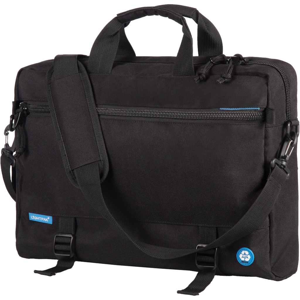 LIGHTPAK® Laptoptasche »Multifunktionstasche RPET«, auch als Rucksack tragbar; aus recyceltem Material