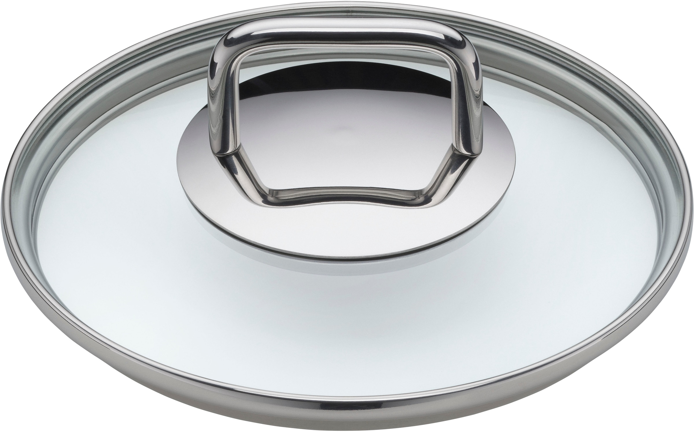 Silit Kochtopf »Extra Cook, mit Glasdeckel«, Edelstahl 18/10, (2 tlg.), SiliTherm Universalboden, induktionsgeeignet, spülmaschinengeeignet
