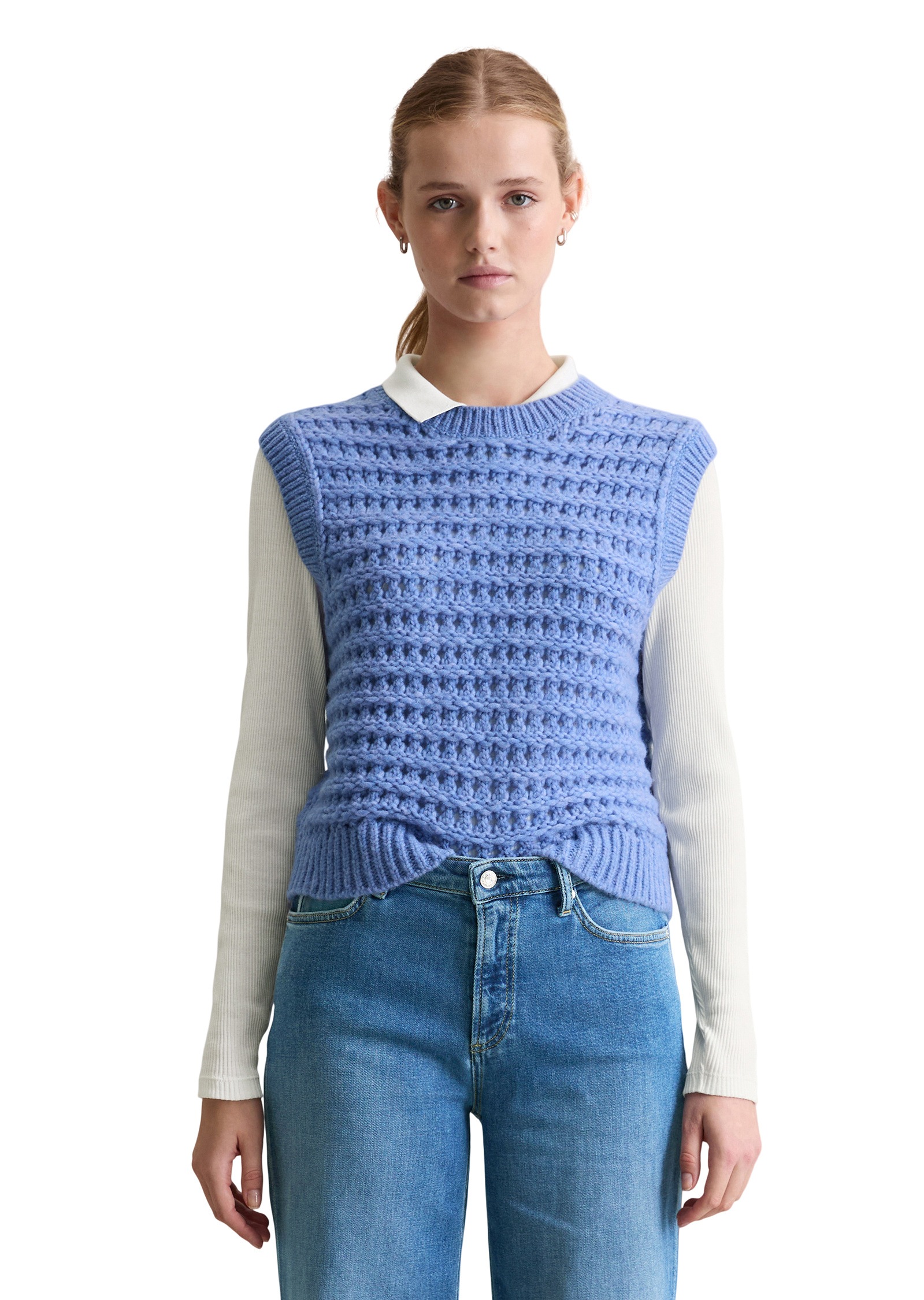 Marc OPolo DENIM Strickpullover "aus softem Schurwolle-Mix"