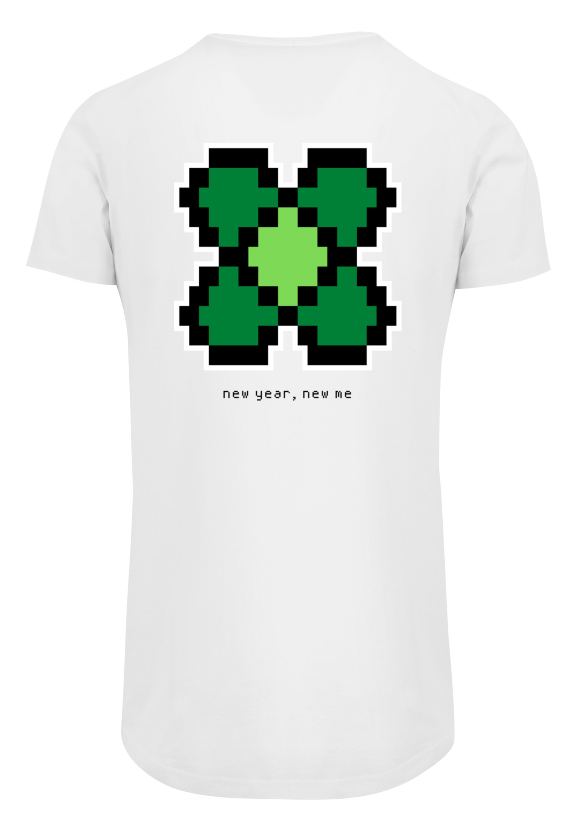 F4NT4STIC T-Shirt »Silvester Happy New Year Pixel Kleeblatt«, Print ▷  kaufen | BAUR