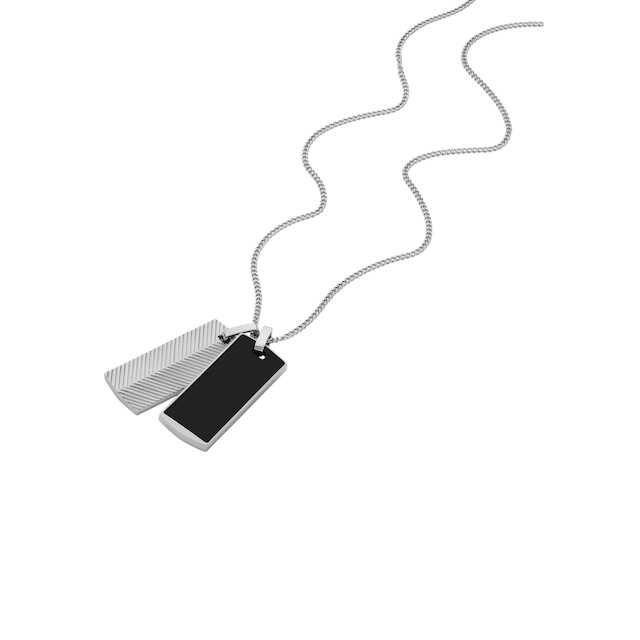 mit BAUR mit Anhänger Fossil Kette Onyx kaufen LINEAR, JF04565040«, »HARLOW online |