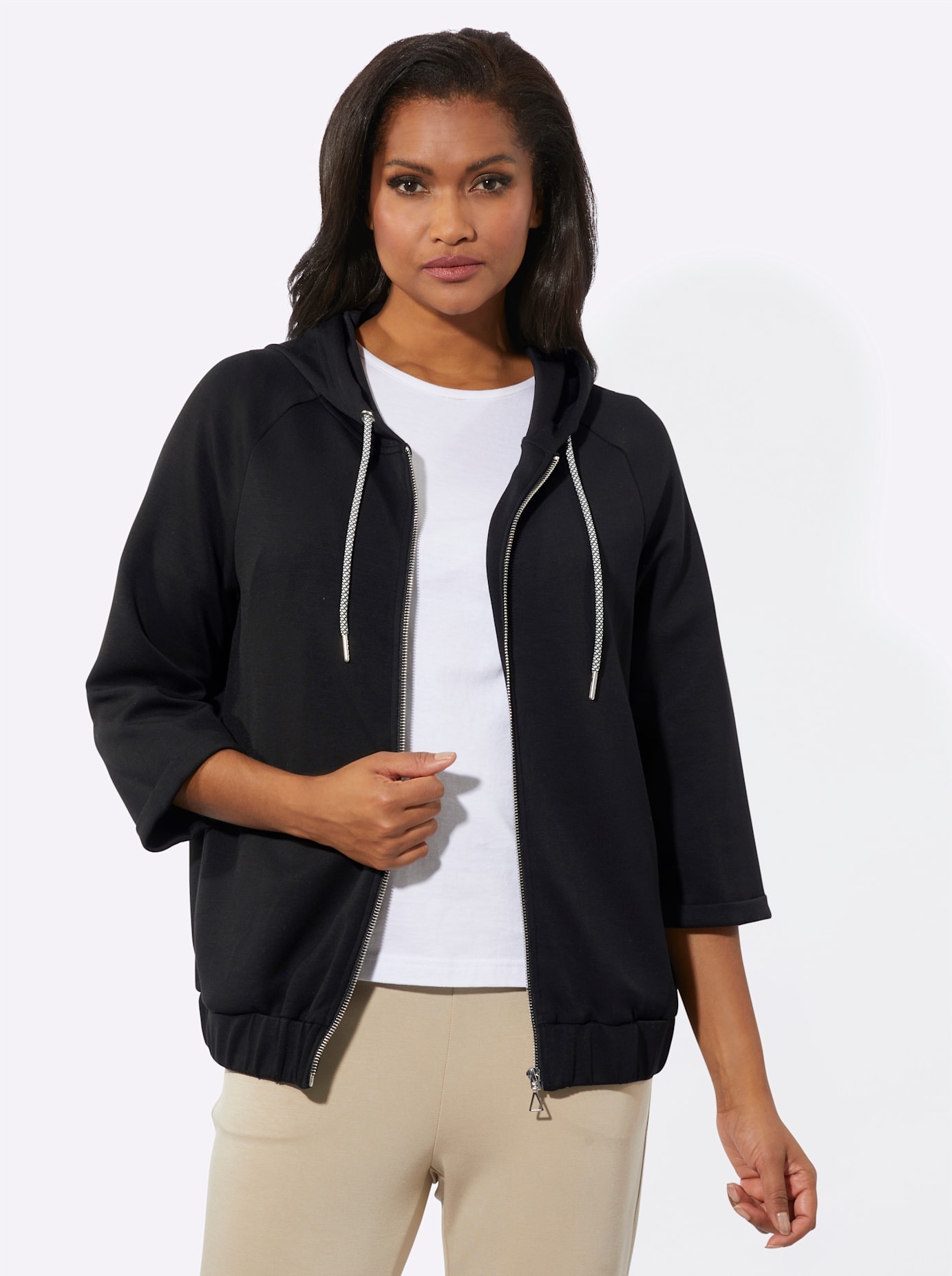 Inspirationen Shirtjacke "Shirtjacke" 1 Stk. tlg. günstig online kaufen