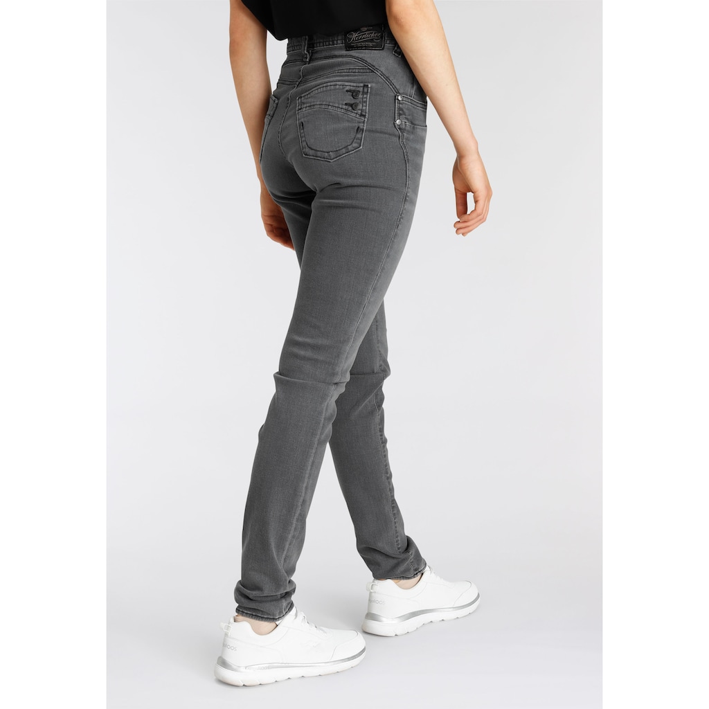 Herrlicher High-waist-Jeans »PIPER HI SLIM ORGANIC DENIM CASHMERE TOUCH«, umweltfreundlich dank Kitotex Technologie