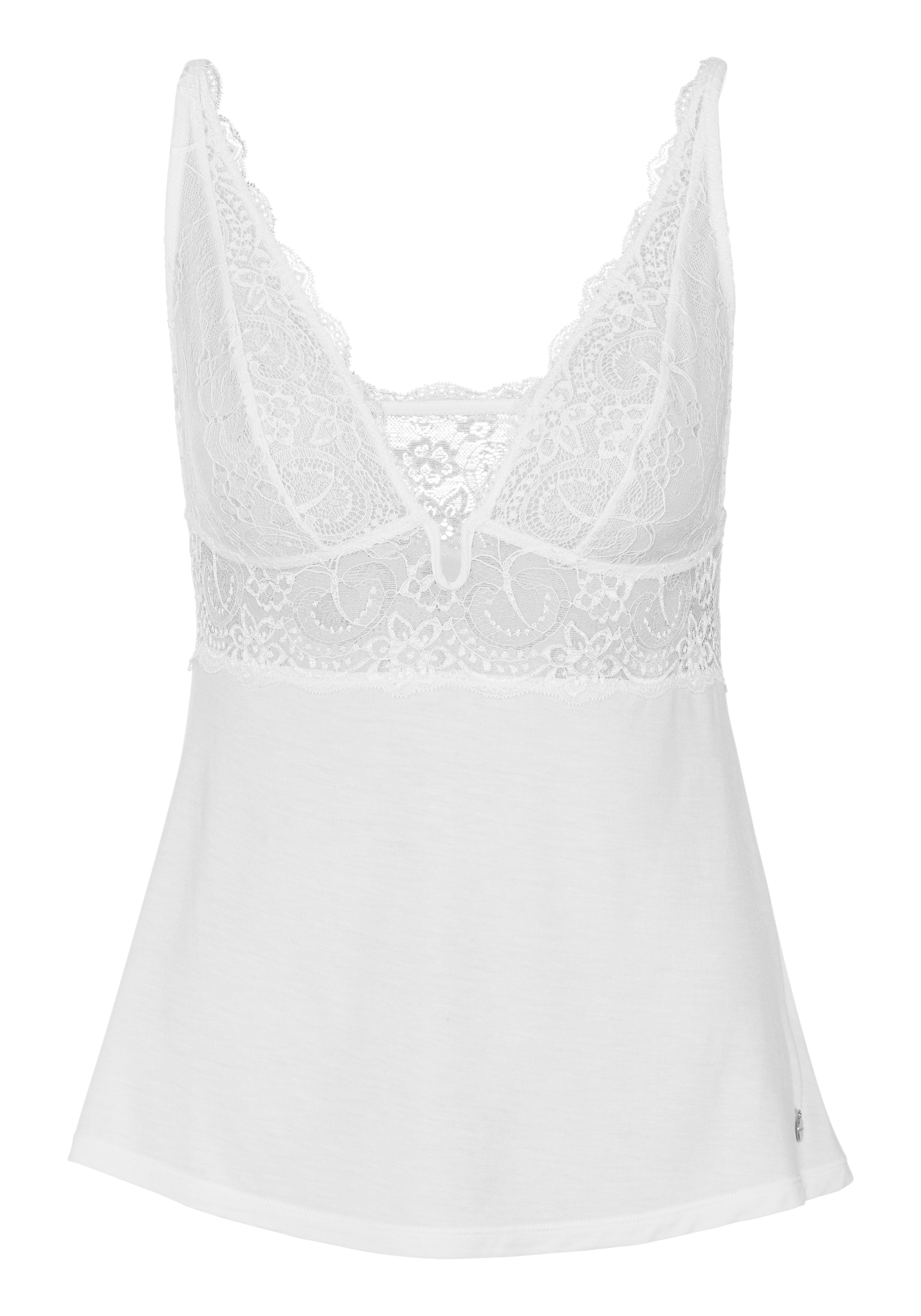 LASCANA Shorty Set, 2 Stk. tlg., mit hübschen Spitzendetails günstig online kaufen