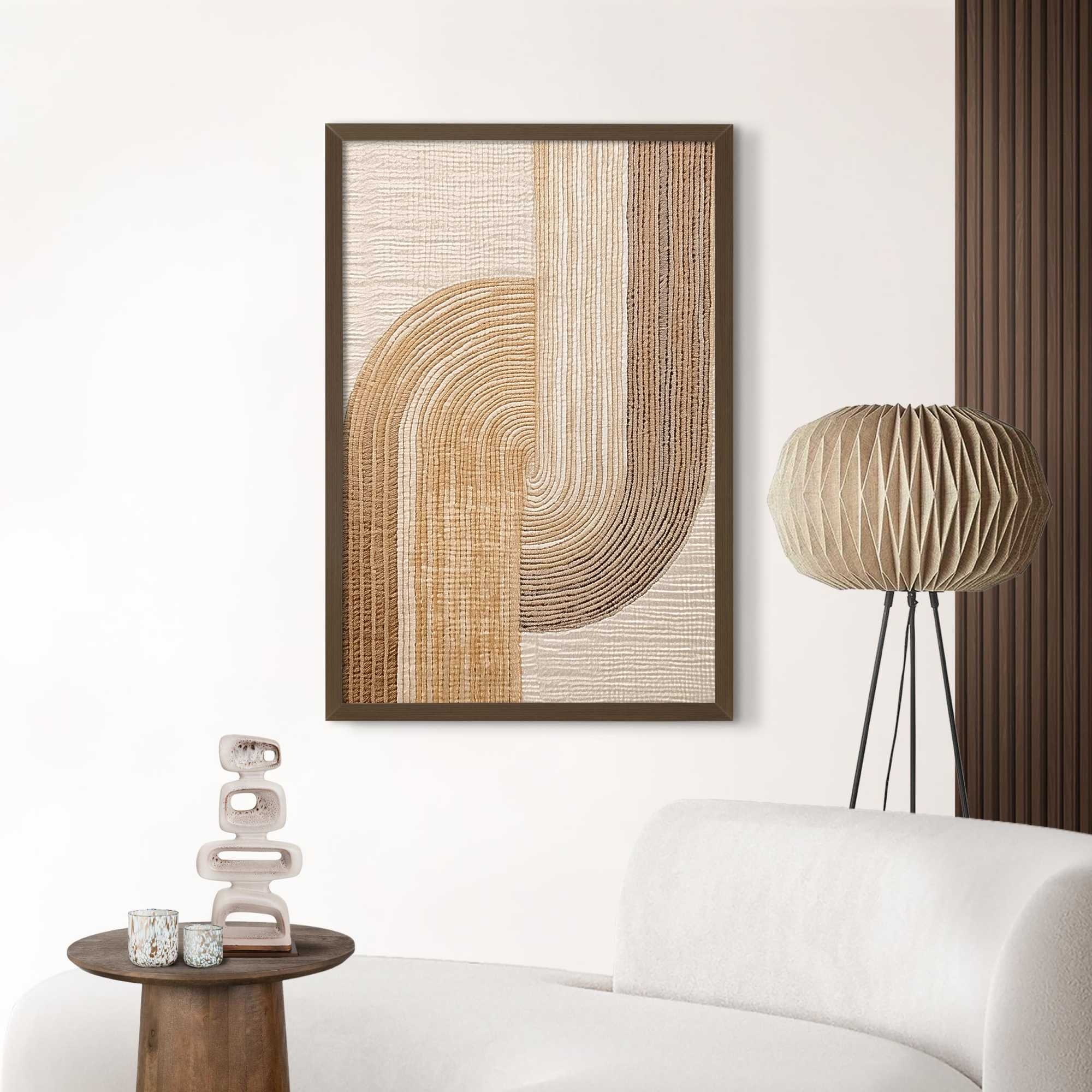Reinders Bilderrahmen "Bilderrahmen Poster 61x91,5 oder 50x70" für 1 Bilder Wohnzimmer - Walnuß - MDF - 64,5x95 cm