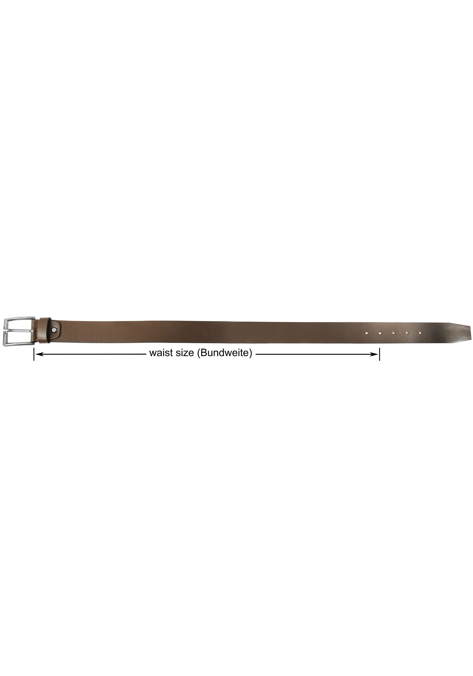 Leonardo Verrelli Ledergürtel »90 cm - 140 cm Bundweite in Braun aus 100% Echtleder, kürzbar«