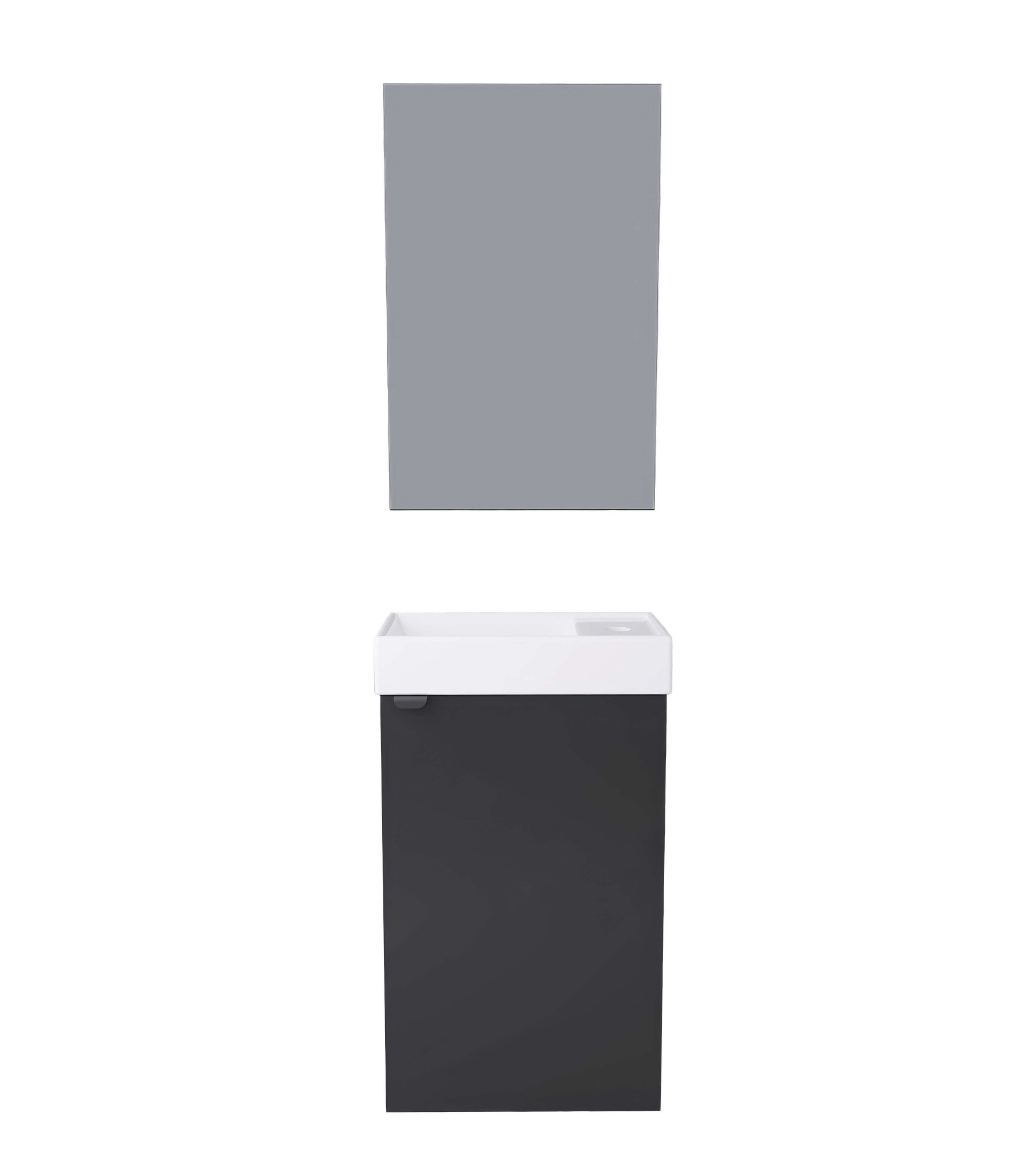 welltime Badmöbel-Set "Badmöbel-Set Gesa, Schrank mit Waschbecken und Spieg günstig online kaufen