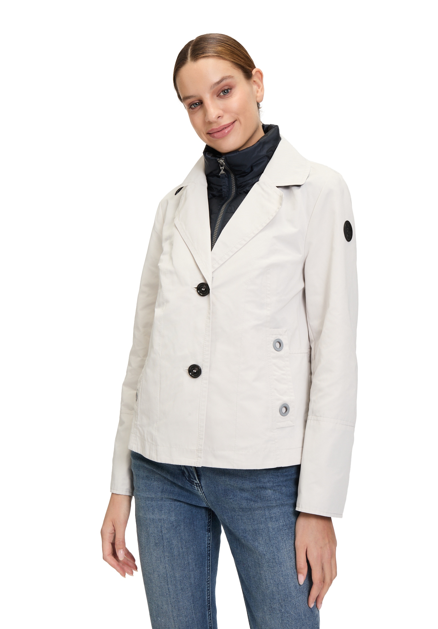 Amber & June Outdoorjacke "Amber & June Damen Übergangsjacke mit abnehmbare günstig online kaufen