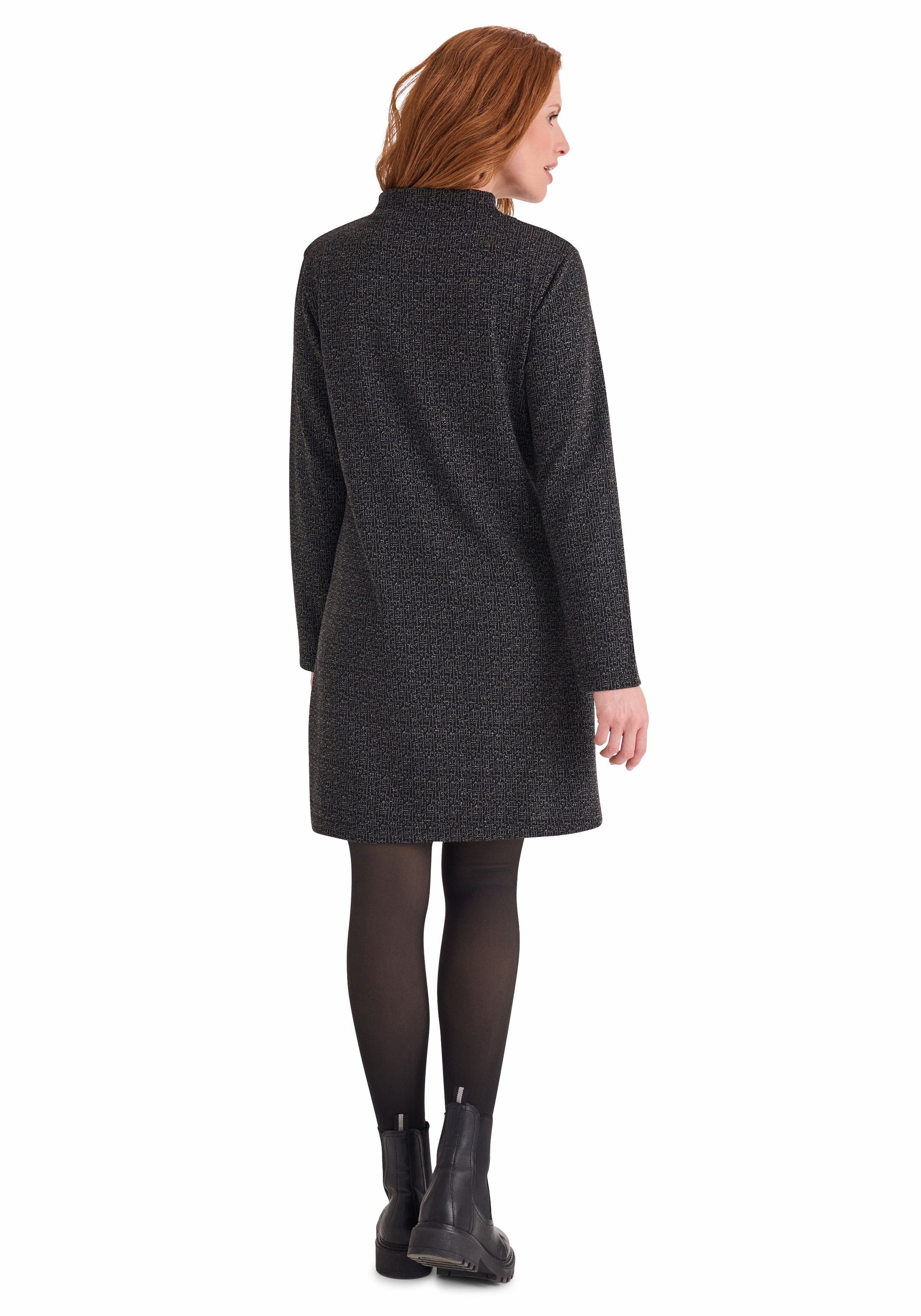 STOOKER WOMEN Midikleid »KLARA Kleid Stehkragen« Kleid Stehkragen für Damen