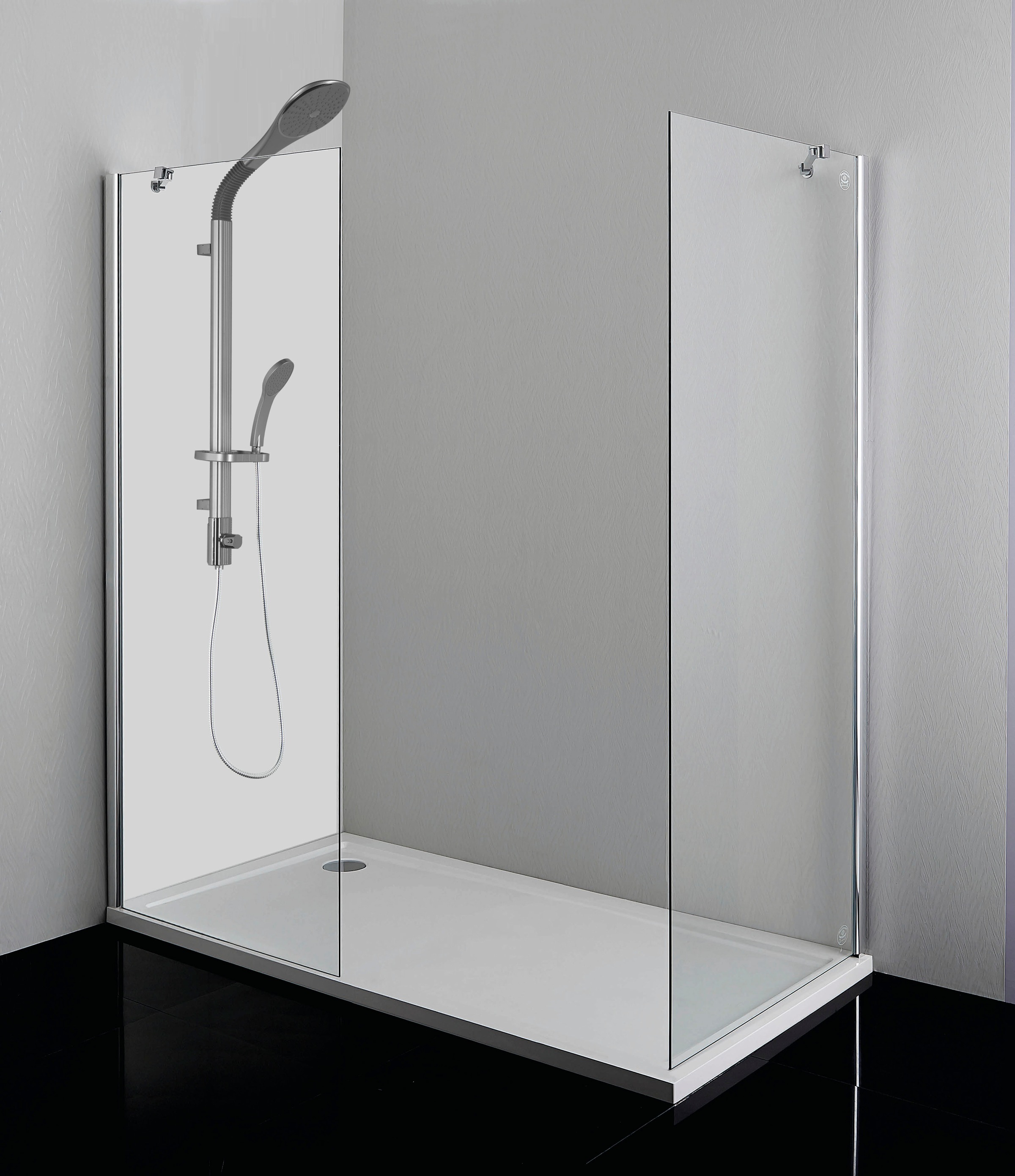 Thumbnail - Sanotechnik Duschwand "Sanoflex Young" Glas