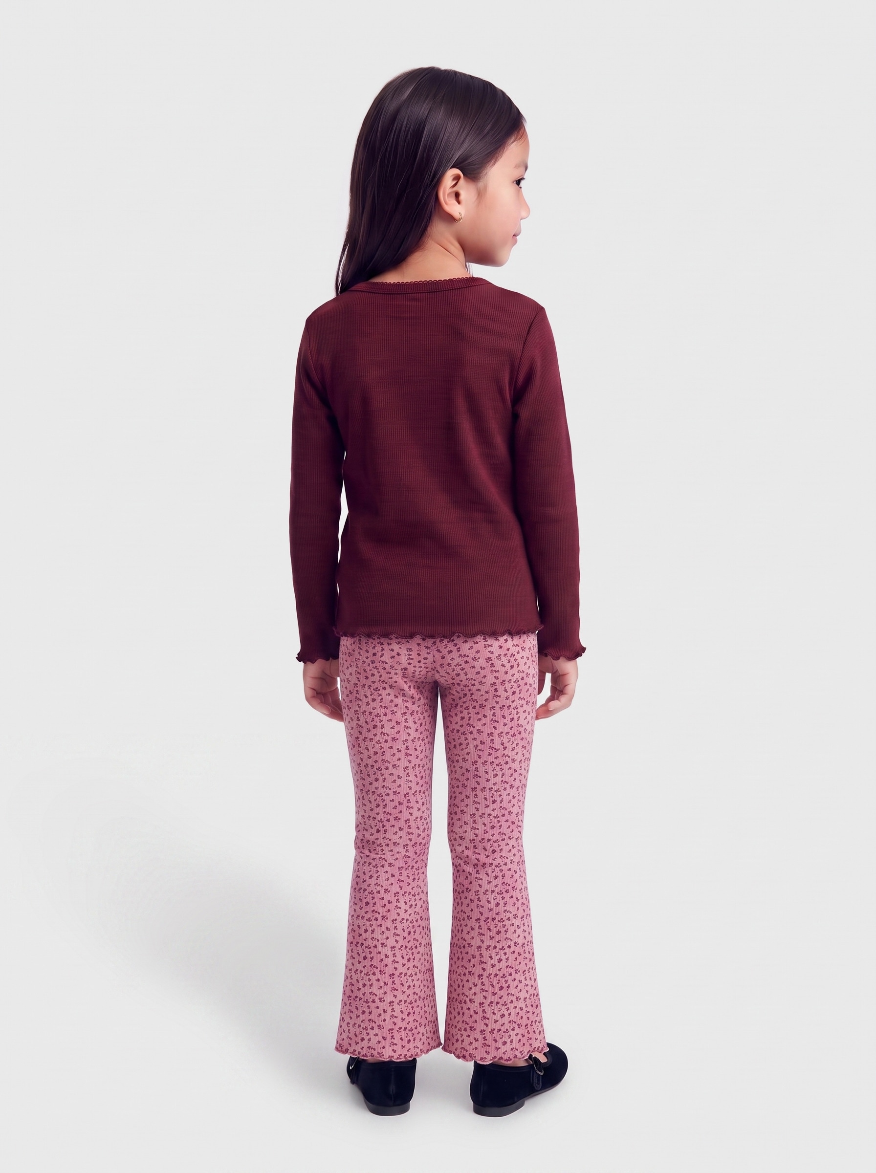 KIDS ONLY Leggings »KMGTRINNY LIFE AOP FLARED LEGGINS VD JRS«  Baumwollmischung, figurbetont