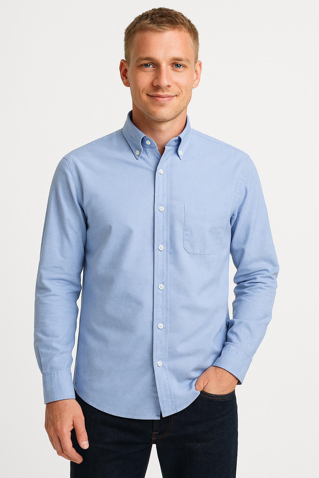 Jack & Jones Langarmhemd "JJOXFORD DETAIL SHIRT LS 2 PACK MP" Packung, 2 St günstig online kaufen
