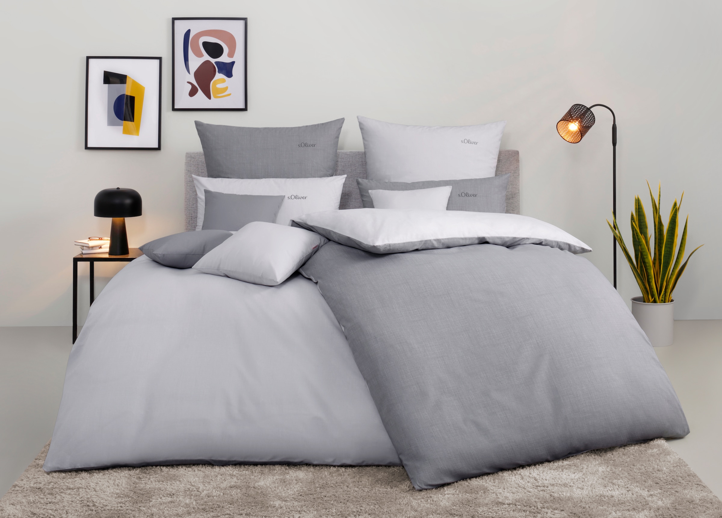 s.Oliver Wendebettwäsche "Melinda in Gr. 135x200 oder 155x220 cm" 2 Stk. tl günstig online kaufen