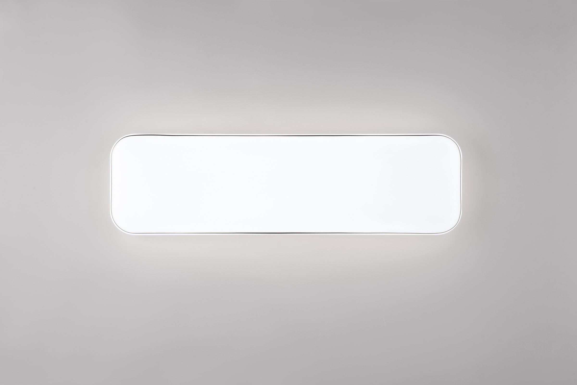 REALITY Leuchten LED Deckenleuchte »BLANCA, elegant schlichte weiße LED Deckenlampe, 60x17 cm, kaltweiß«, 1 flammig, Leuchtmittel LED-Board | LED fest integriert, 3-Stufen dimmbar über Wandschalter, Deckenlampe für Büro Flur Treppe
