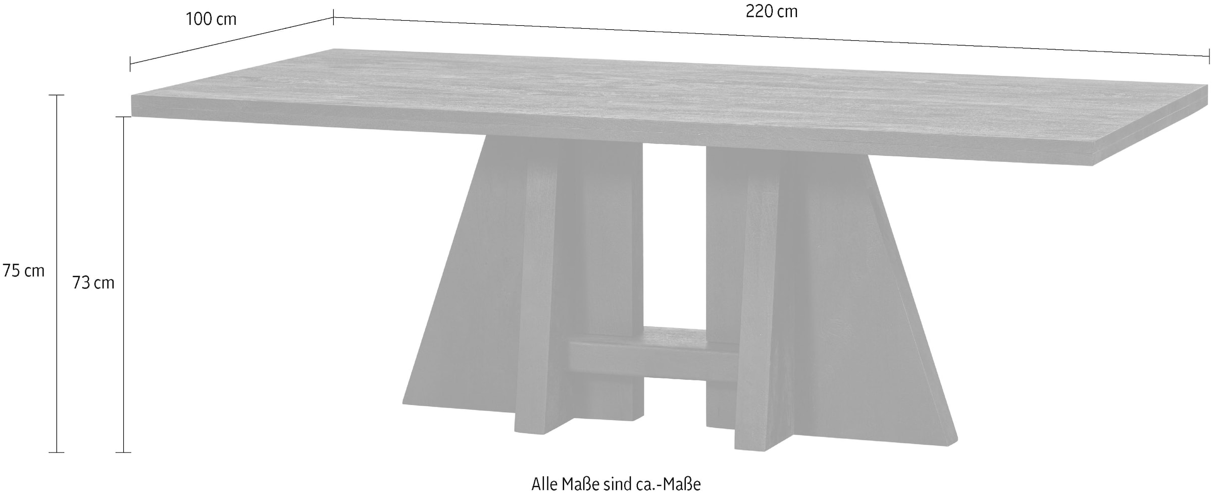 WOOOD Esstisch »WOOOD Kean Esstisch«