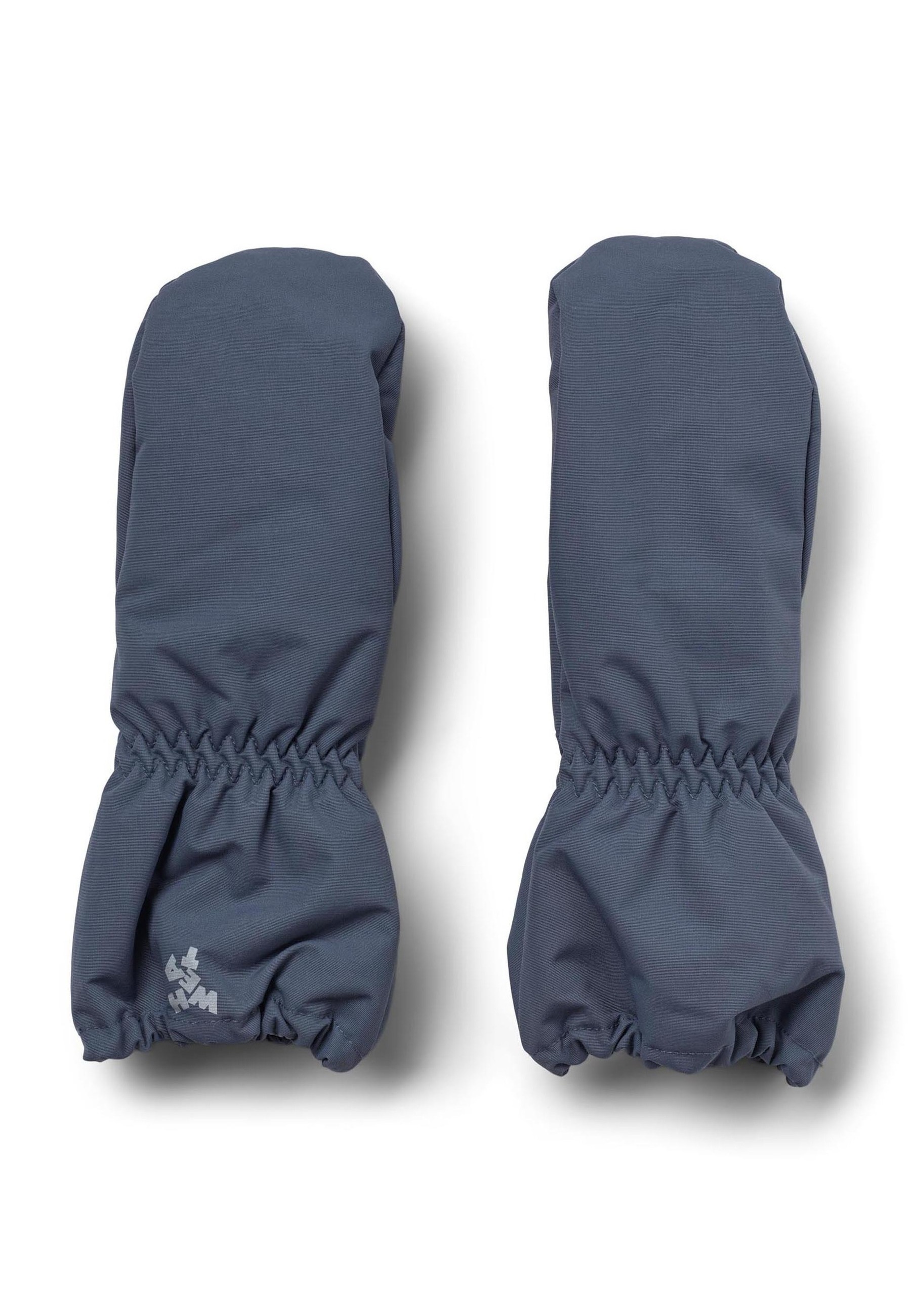 WHEAT Mädchen Baumwollhandschuhe "WHEAT Mittens Monta"grau blau, Gr. 80, 100% Nylon, Handschuhe
