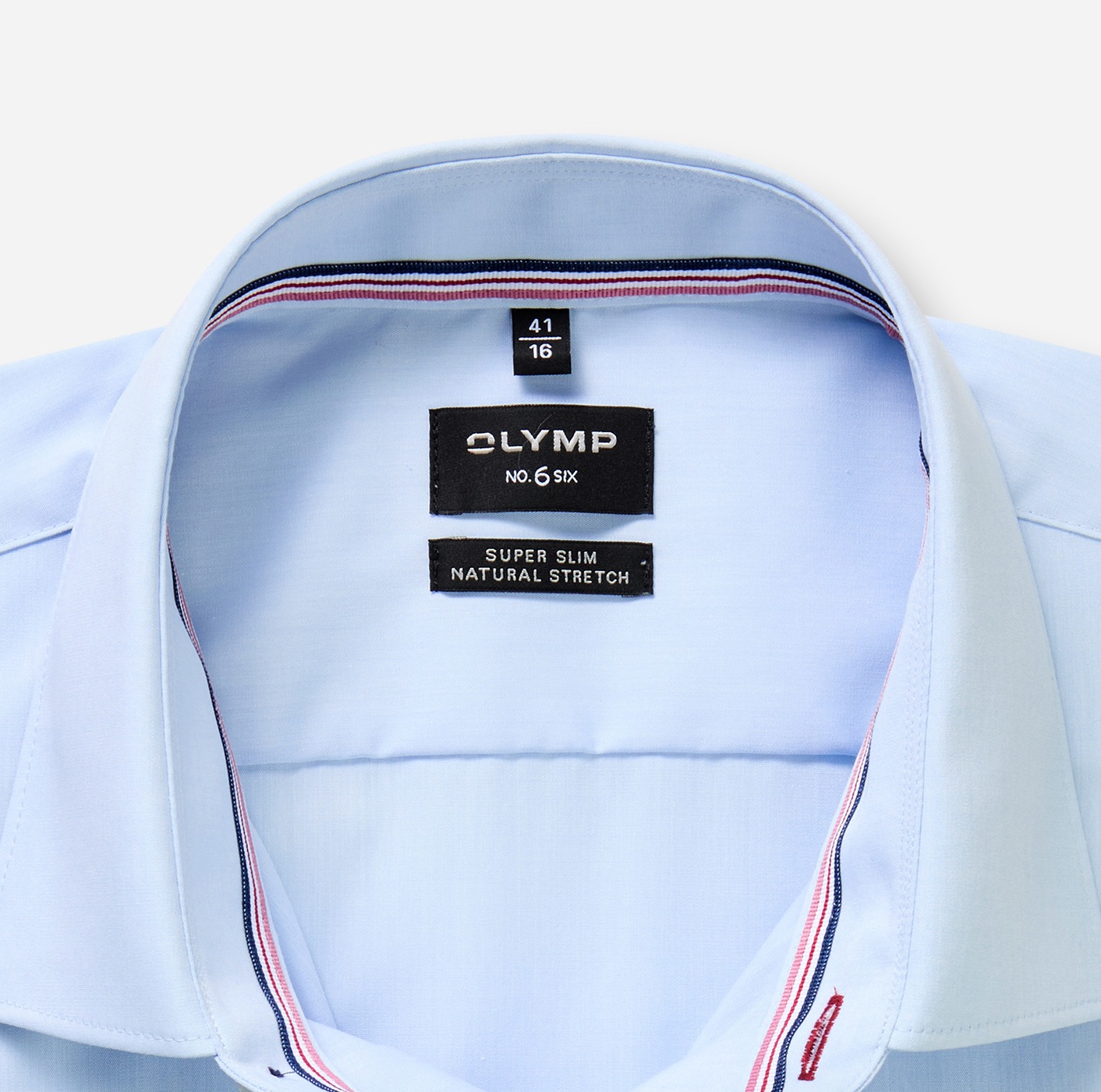 OLYMP Langarmhemd »No 6 six« super slim, Kentkragen, Businesshemd