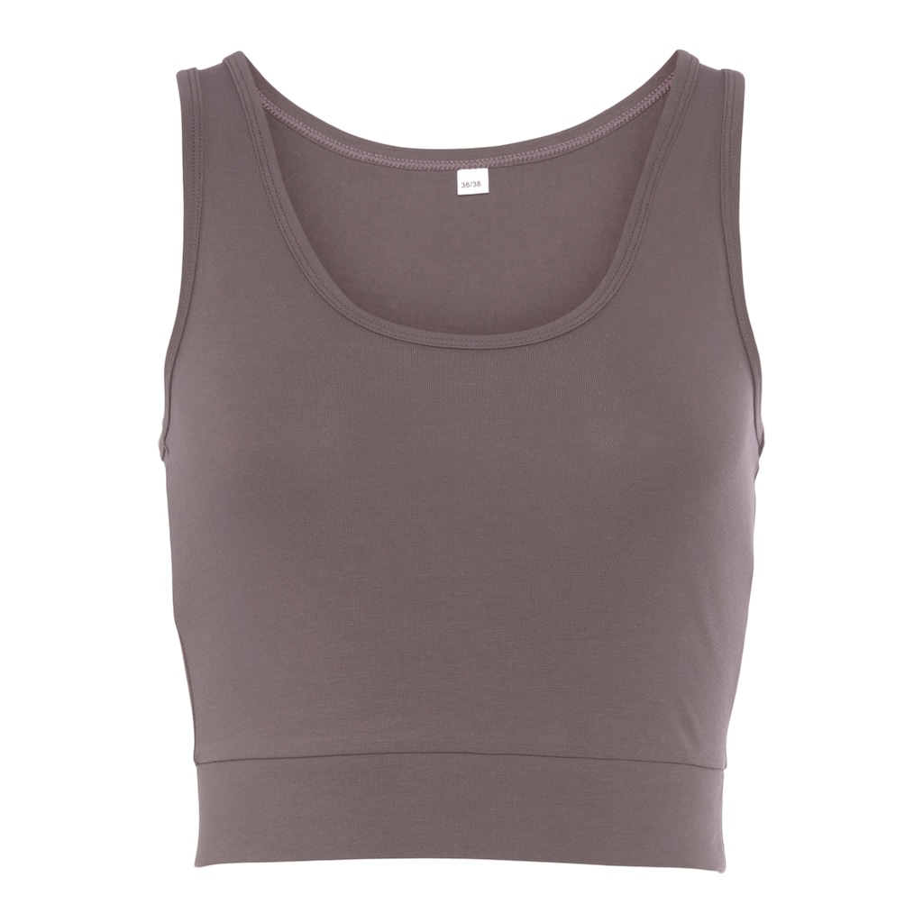 LASCANA ACTIVE Sporttop »-Basic-Crop-Top«