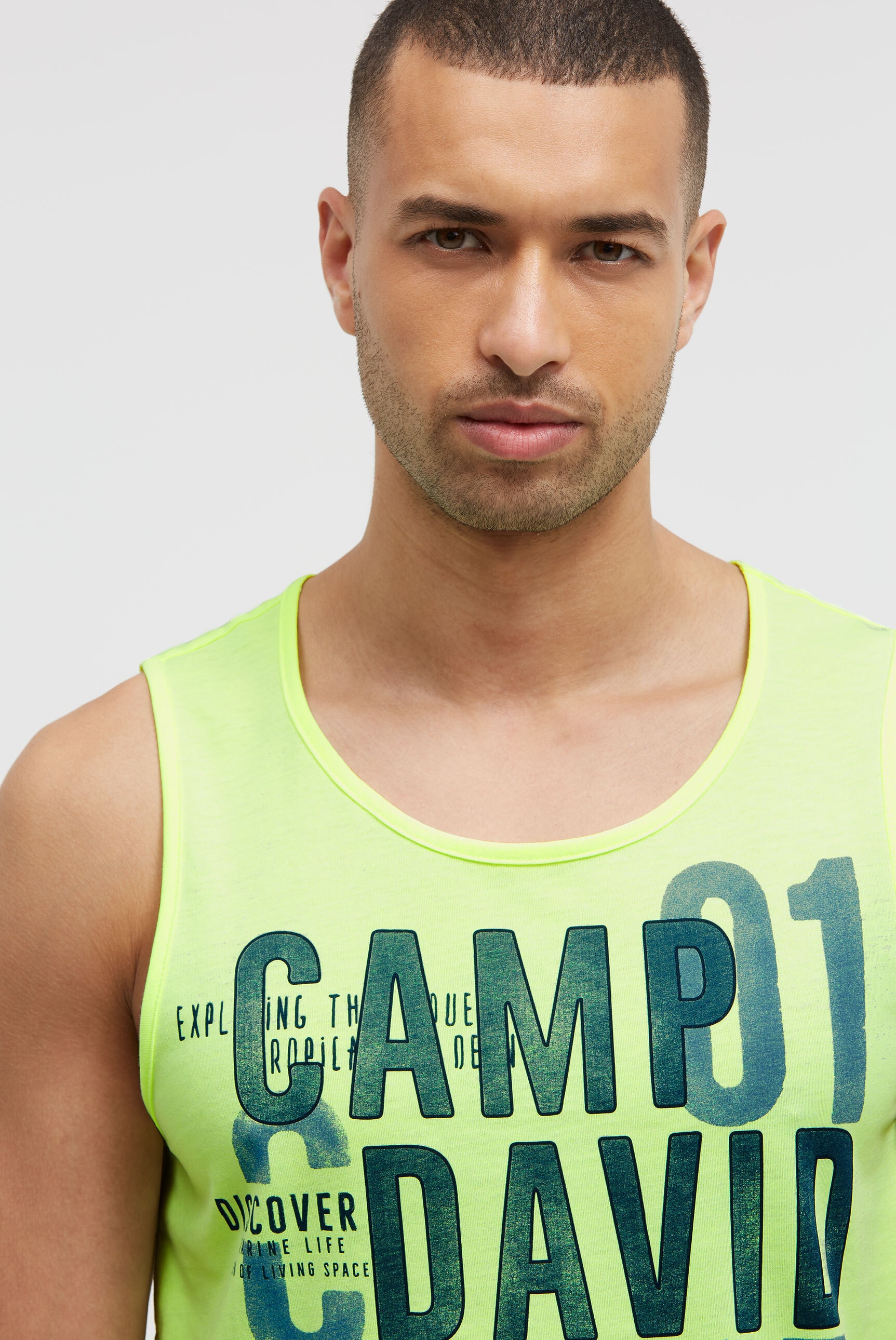 CAMP DAVID Tanktop mit Baumwolle