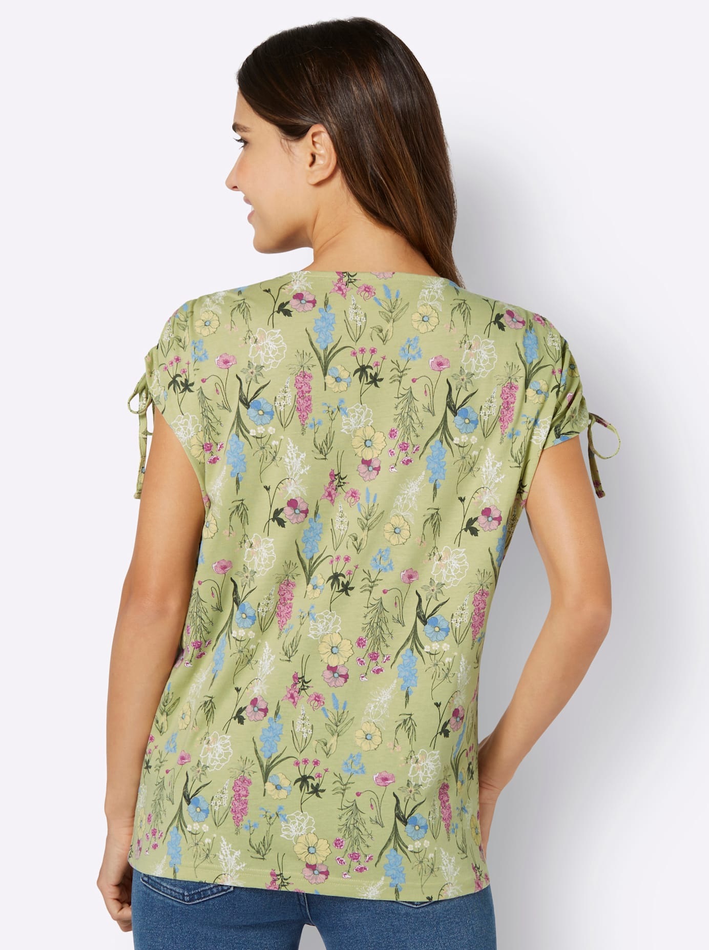 Classic Basics Women Short Sleeve Shirt Green Size 42 2