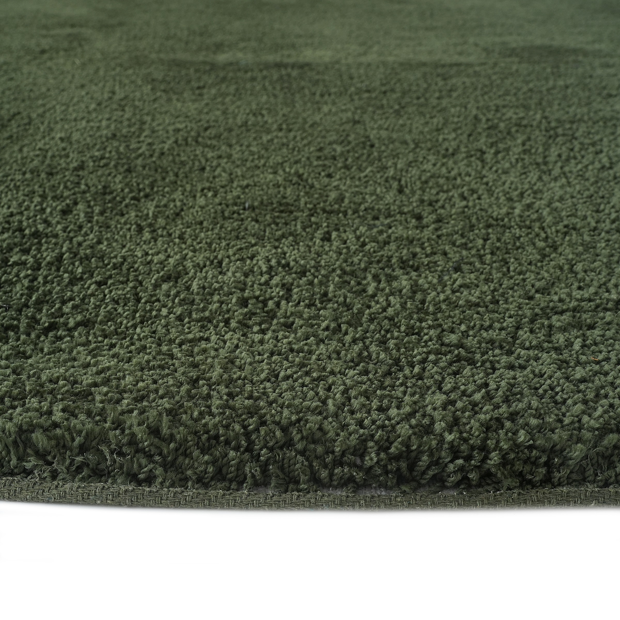LeGer Home by Lena Gercke Hochflor-Teppich »Halrum, einfarbig, besondere Form, modern«, U-förmig, 25 mm Höhe, organische Form, bean shape, kuschelig, Wohnzimmer, Schlafzimmer